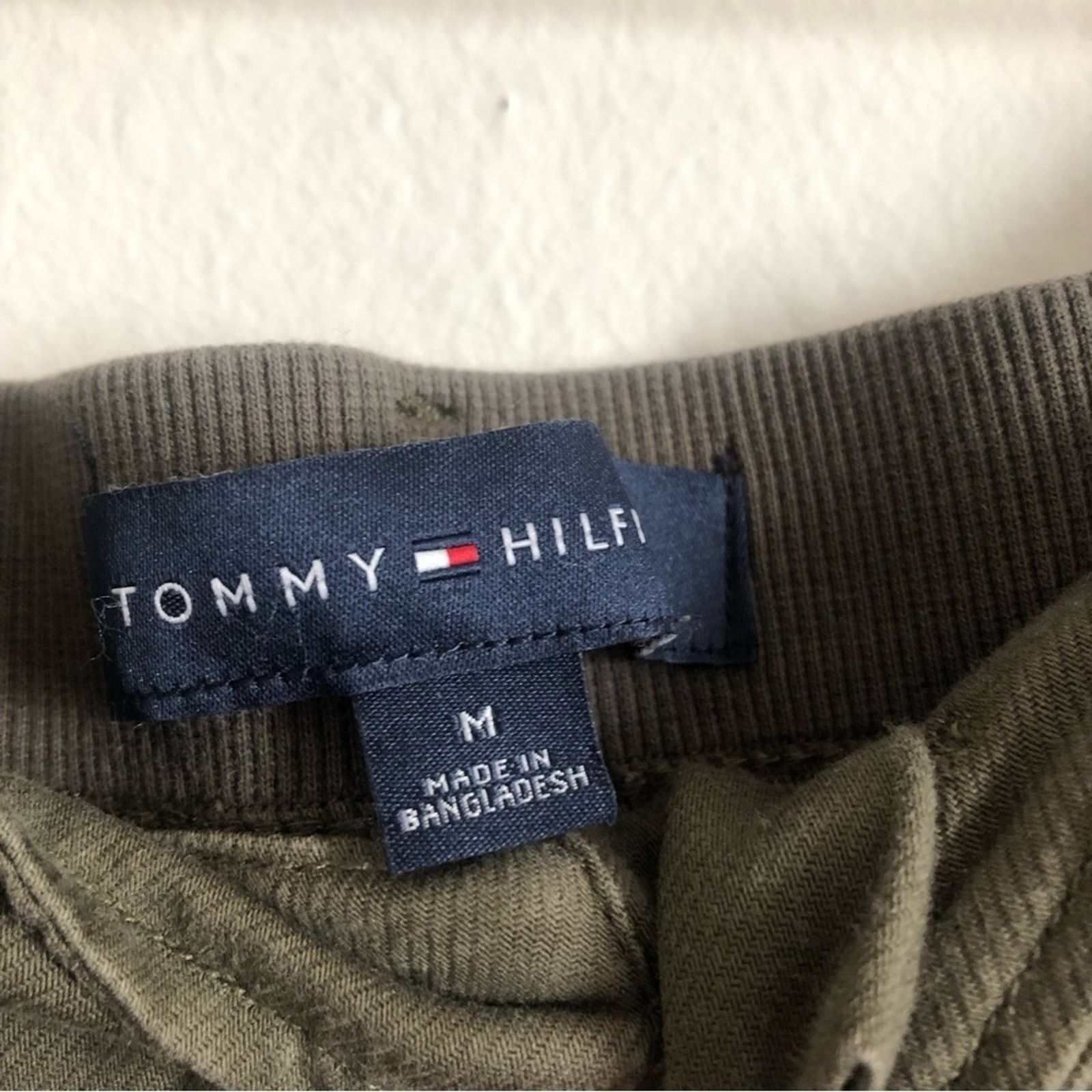Tommy Hilfiger Tommy Hilfiger Green Cargo Straight Cotton Trouser Pants Size 31" - 5 Thumbnail