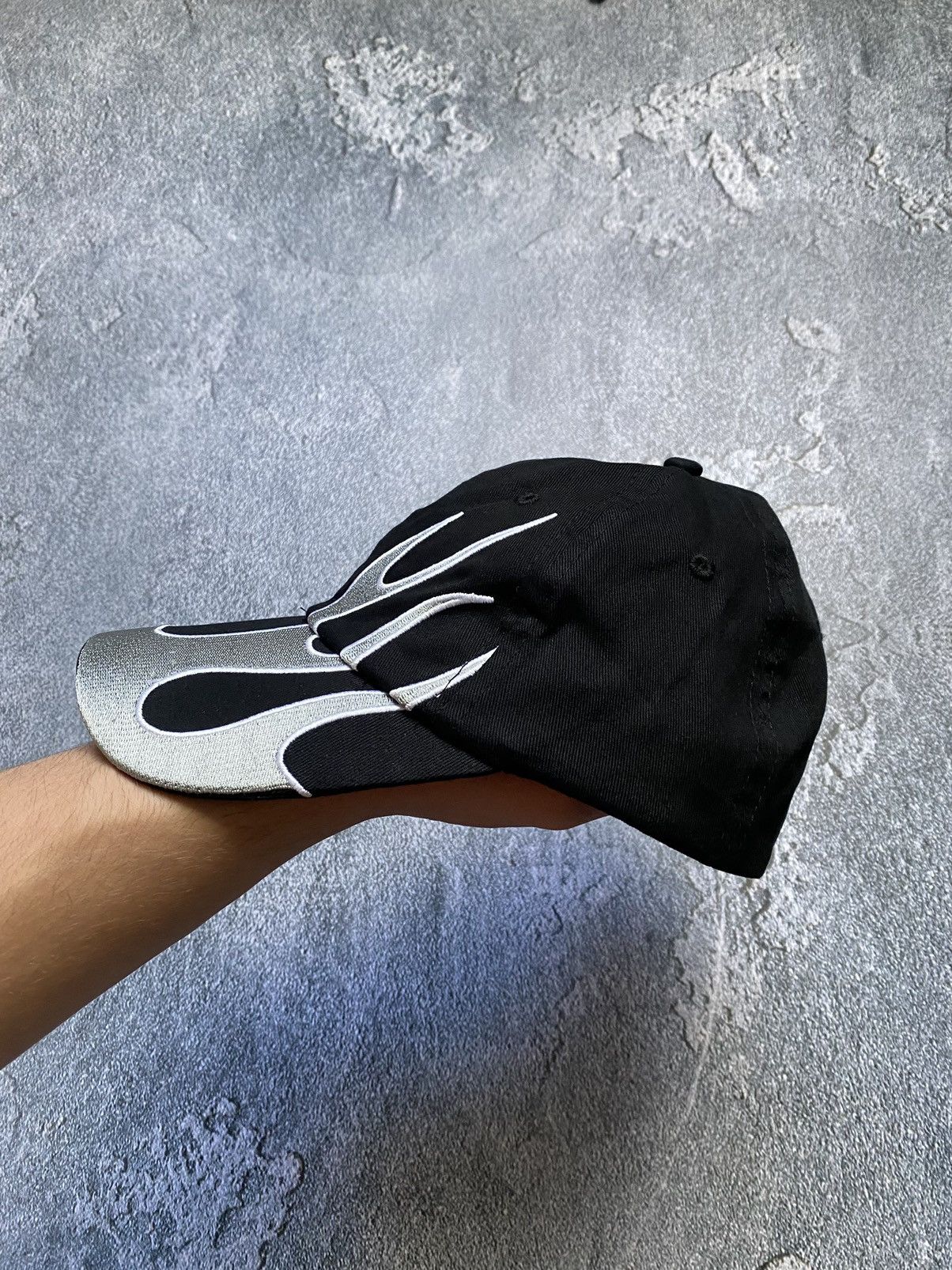 Other Black Embroidered Flame Cap Style Yzy Ga balenciaga Size ONE SIZE - 4 Thumbnail