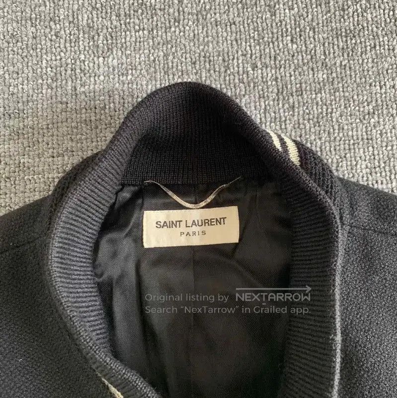 Yves Saint Laurent YSL Black Women's Jacket Size M . Size M / US 6-8 / IT 42-44 - 3 Thumbnail
