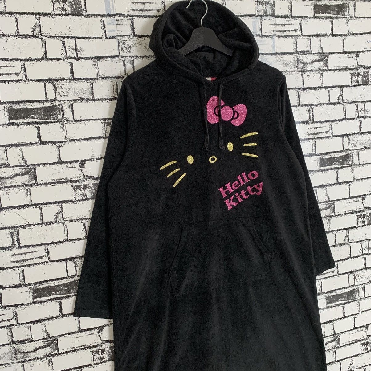 Designer × Japanese Brand × Vintage X Vintage Hello Kitty Woman Fleece Hoodie Medium Size Size M / US 6-8 / IT 42-44 - 3 Thumbnail