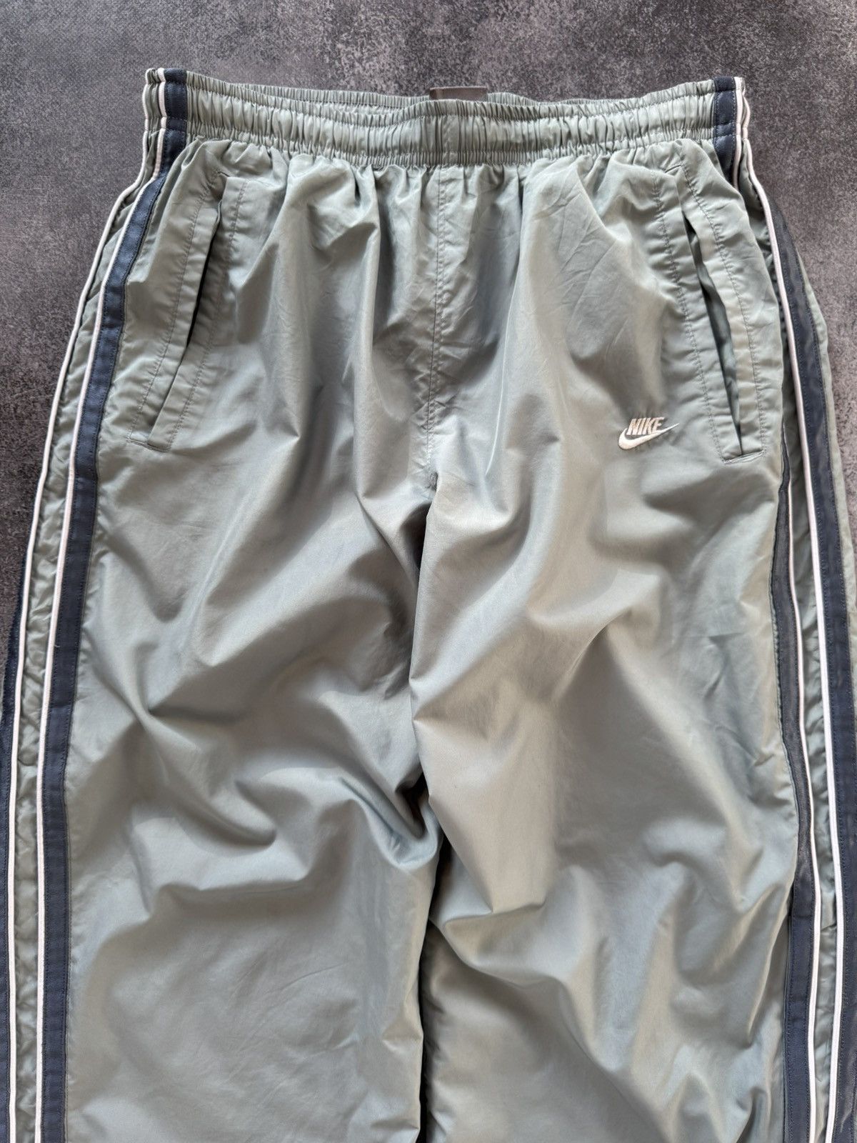 Nike Vintage Nike Track Pants Drill Y2K style Swoosh Size US 34 / EU 50 - 5 Thumbnail