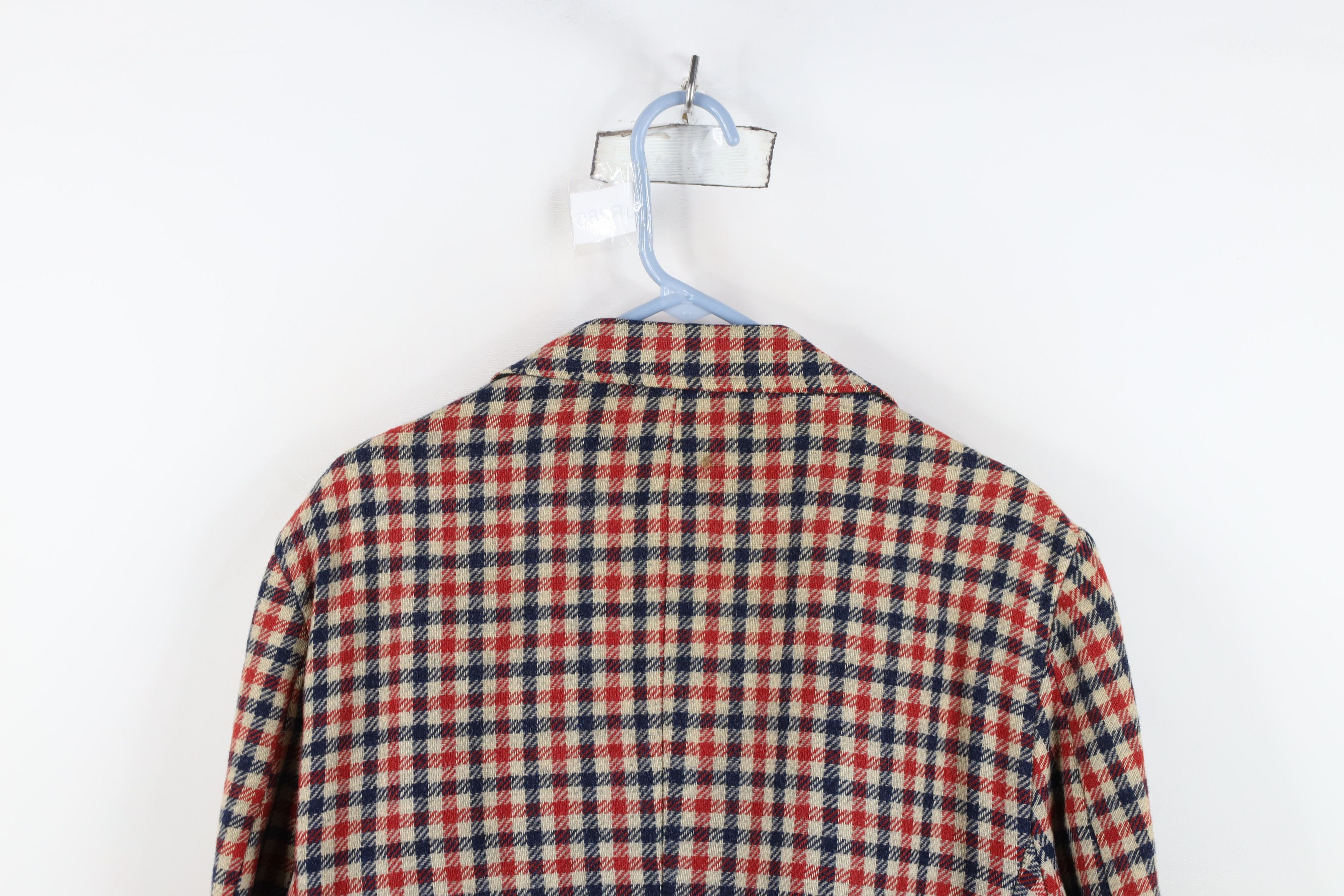 Vintage Vintage 60s 70s Rockabilly Suit Coat Blazer Jacket Plaid USA Size US XXL / EU 58 / 5 - 16 Thumbnail
