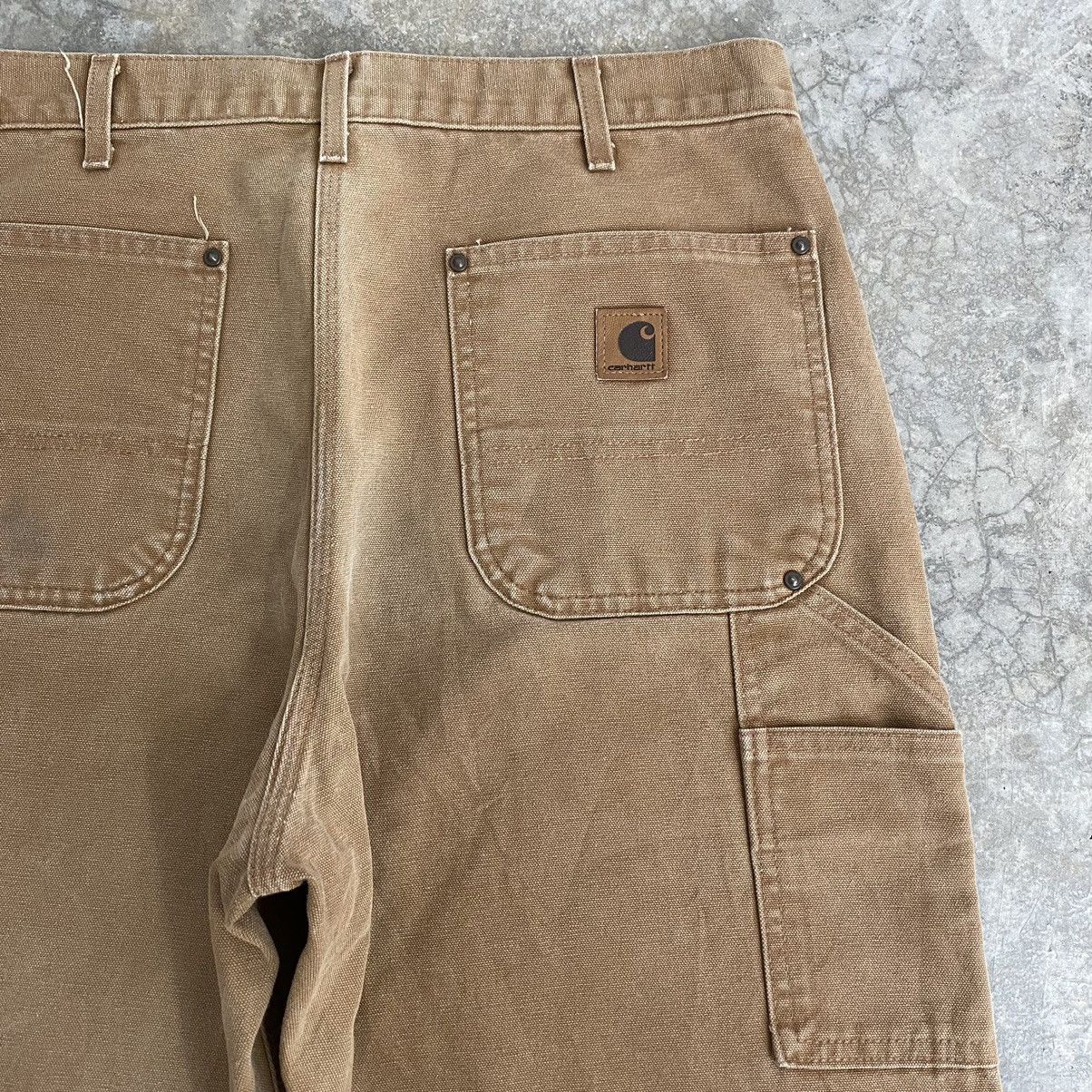 Carhartt Vintage Carhartt Double Knee Tan Carpenter Work Pants Size US 34 / EU 50 - 20 Thumbnail