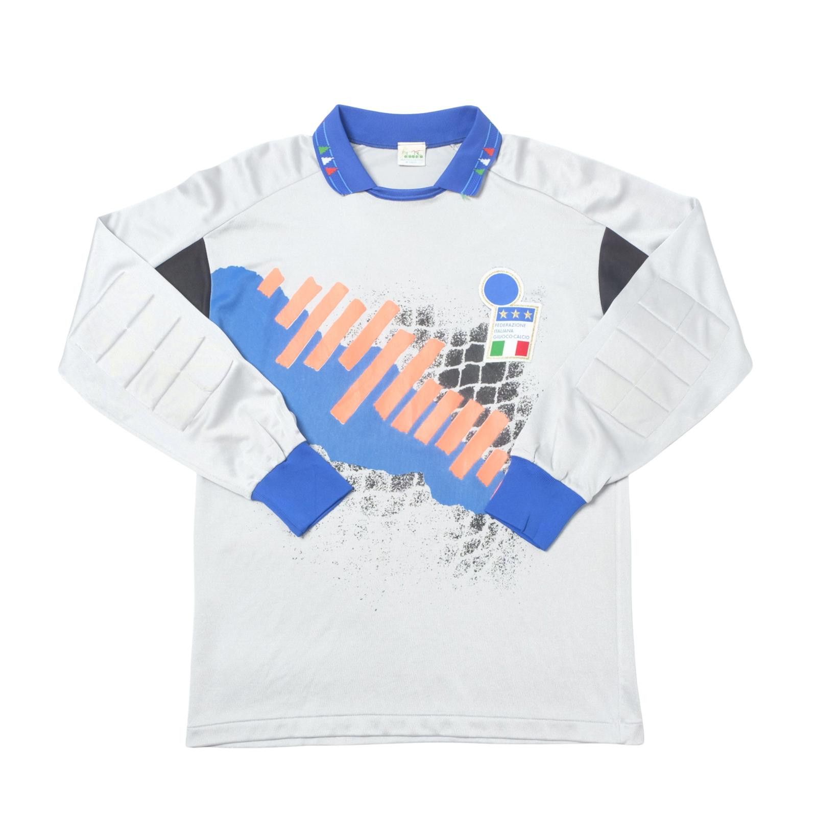 Diadora 1992/93 Italy Goalkeeper Shirt (M/L) Size US M / EU 48-50 / 2 - 1 Thumbnail