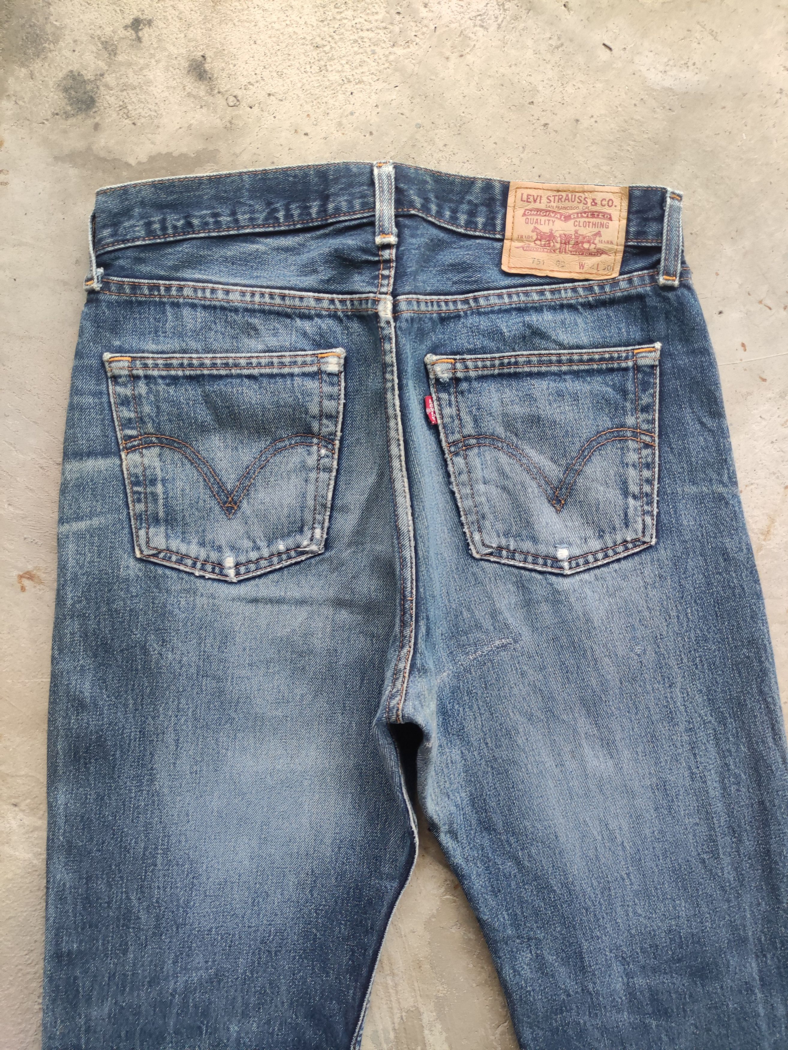 Levi's Vintage Levis Japan Jean Distressed Faded Denim Size US 33 - 9 Thumbnail