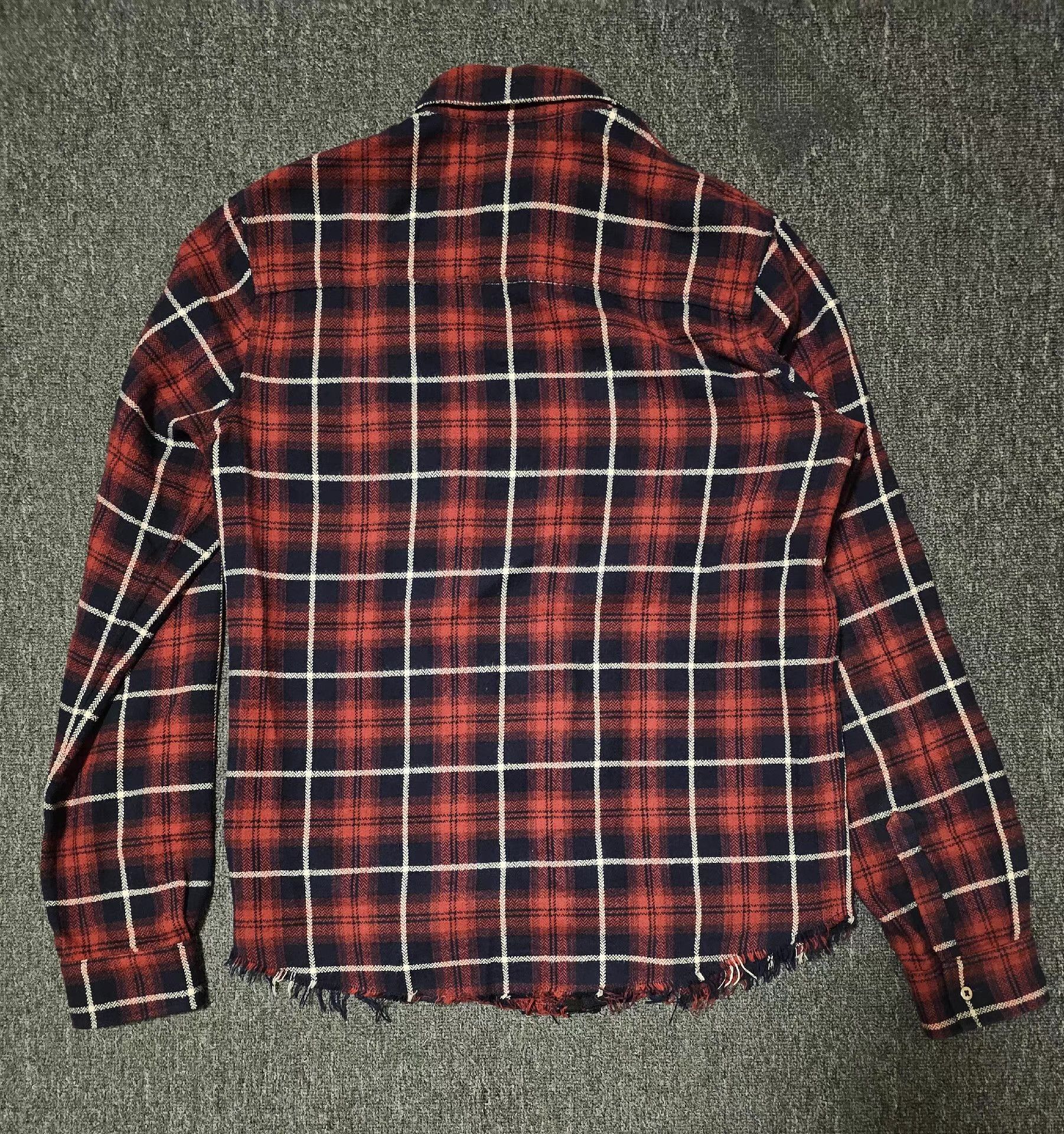 Amiri Amiri Red Plaid Shirt, Q4 Size US M / EU 48-50 / 2 - 2 Thumbnail