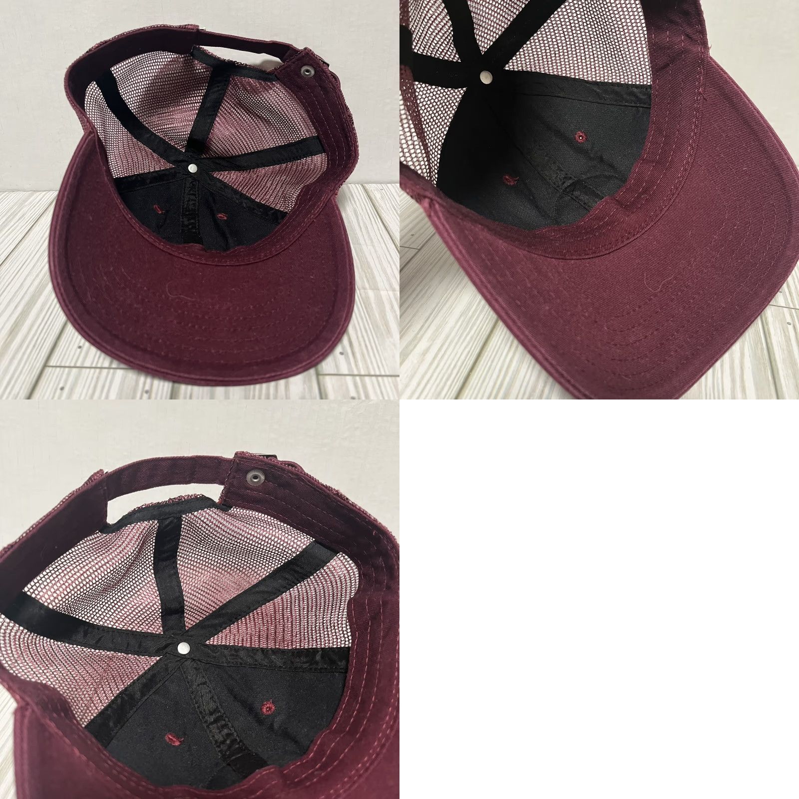 Vans VANS Hat Cap Snap Back Trucker Rose Burgundy Adjustable Skater Skateboard Men One Size Red Colorful Sports Casual Size ONE SIZE - 8 Thumbnail