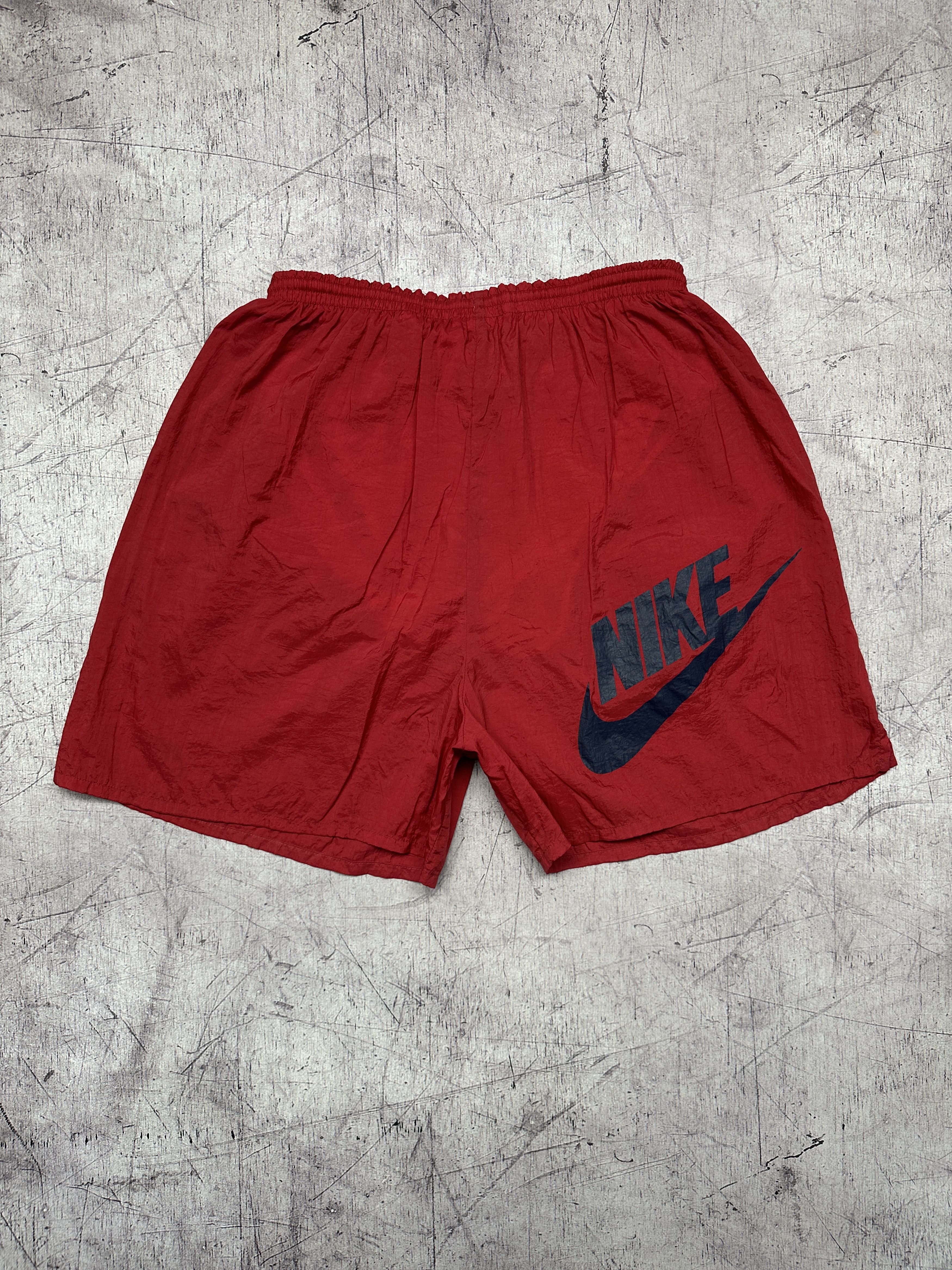 Nike Nike 90s Vintage Mens Nylon Shorts Size US 34 / EU 50 - 1 Thumbnail