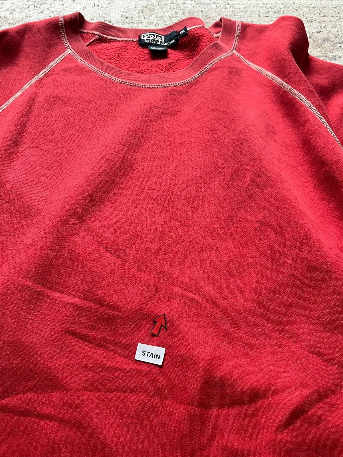 Polo Ralph Lauren OG Polo Ralph Lauren Vintage 90s Sz XXL Blank Red Size US XXL / EU 58 / 5 - 13 Thumbnail