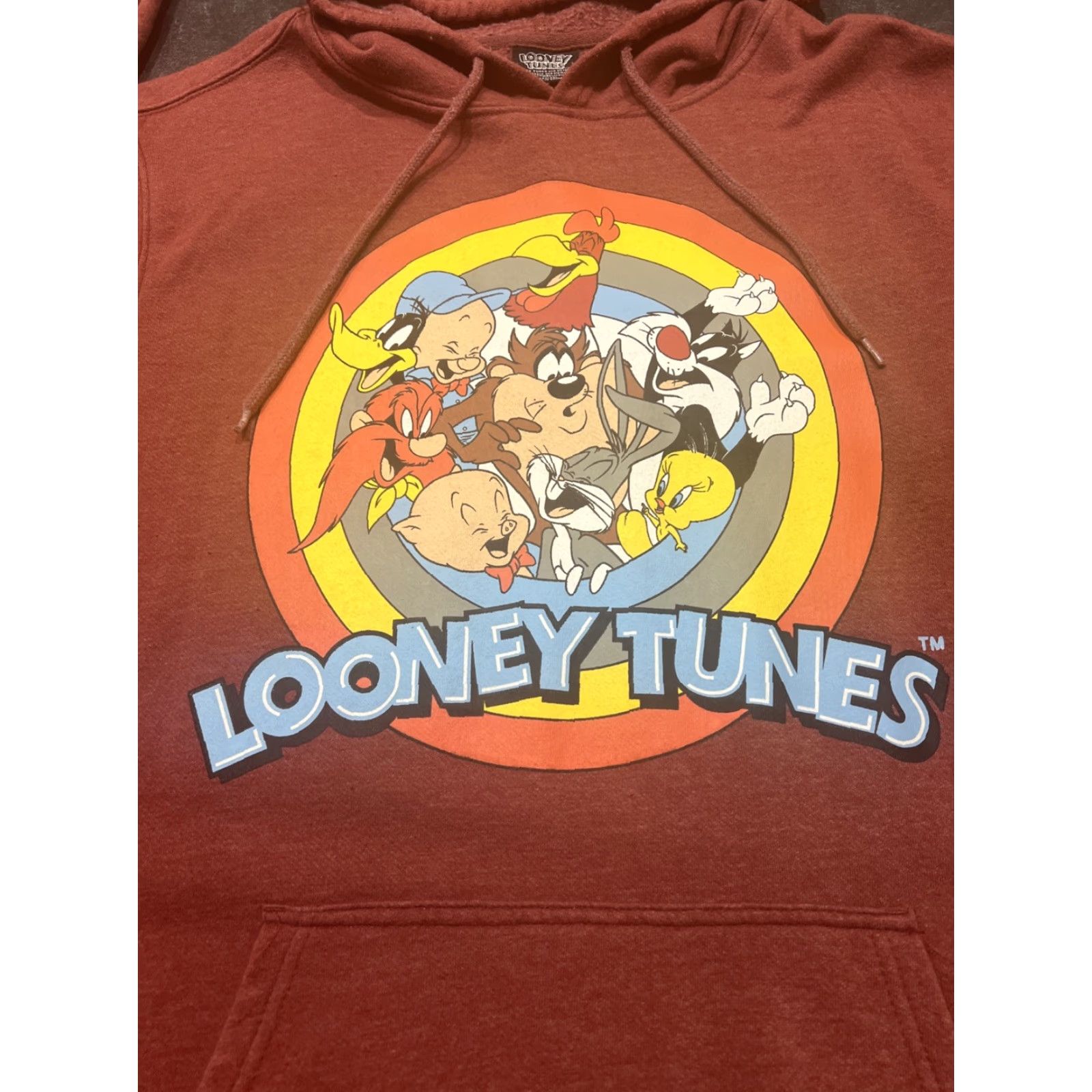 Vintage Looney Tunes Bugs Bunny 90s Sweatshirt Men Size Large Red Long Sleeve Pullover Size US L / EU 52-54 / 3 - 3 Thumbnail