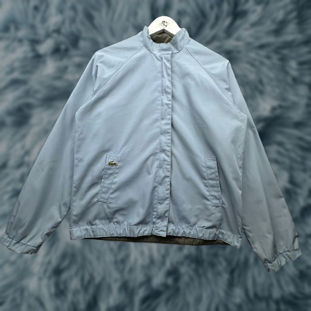 Lacoste VINTAGE Lacoste Jacket Reversible Nylon Polyester Blue Green 80s Mens Small Size US S / EU 44-46 / 1 - 1 Thumbnail
