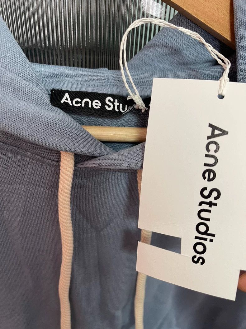 Acne Studios Acne Studios Blue pure cotton hoodie Size US L / EU 52-54 / 3 - 2 Thumbnail