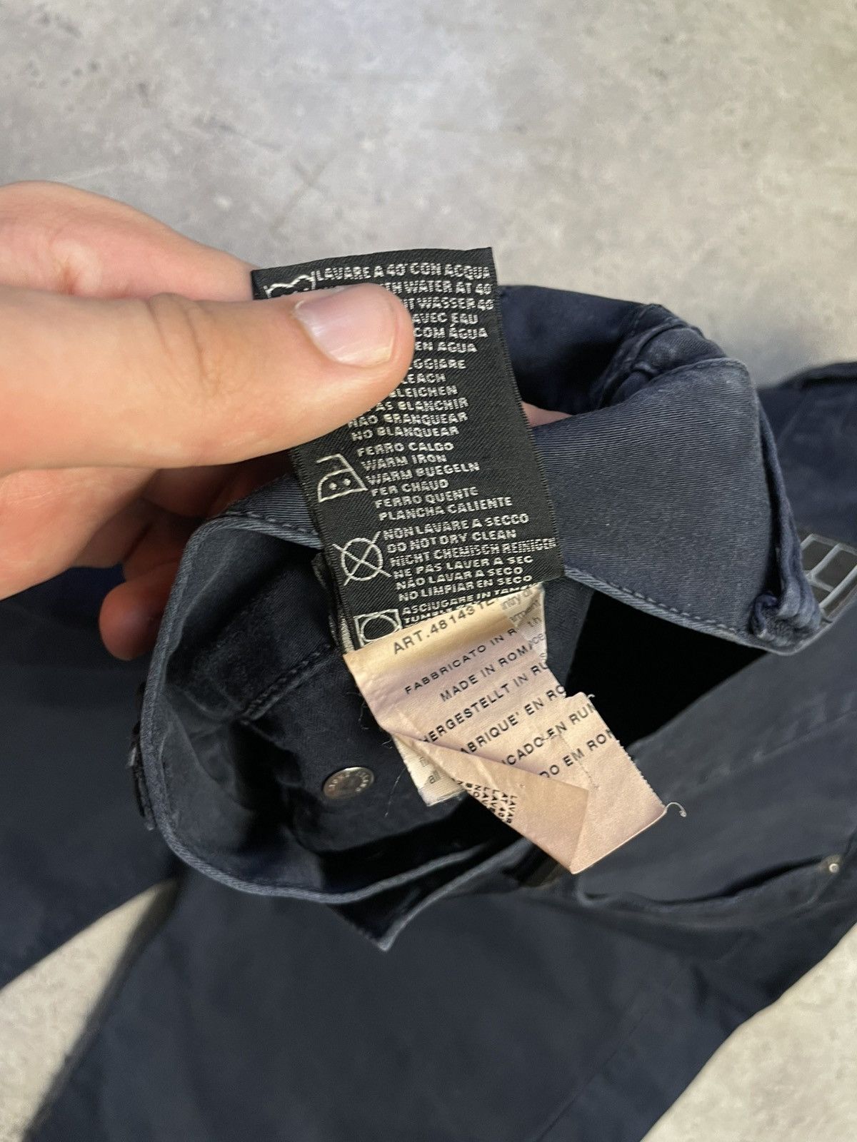 Stone Island Stone Island Denim Pants Logo Size US 32 / EU 48 - 9 Thumbnail