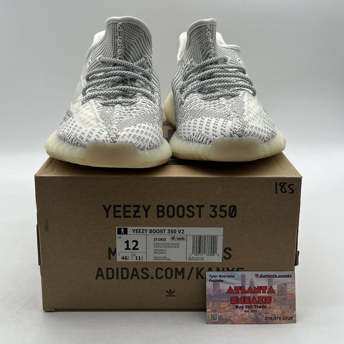 Adidas Yeezy boost 350 static non reflective Size US 12 / EU 45 - 2 Thumbnail