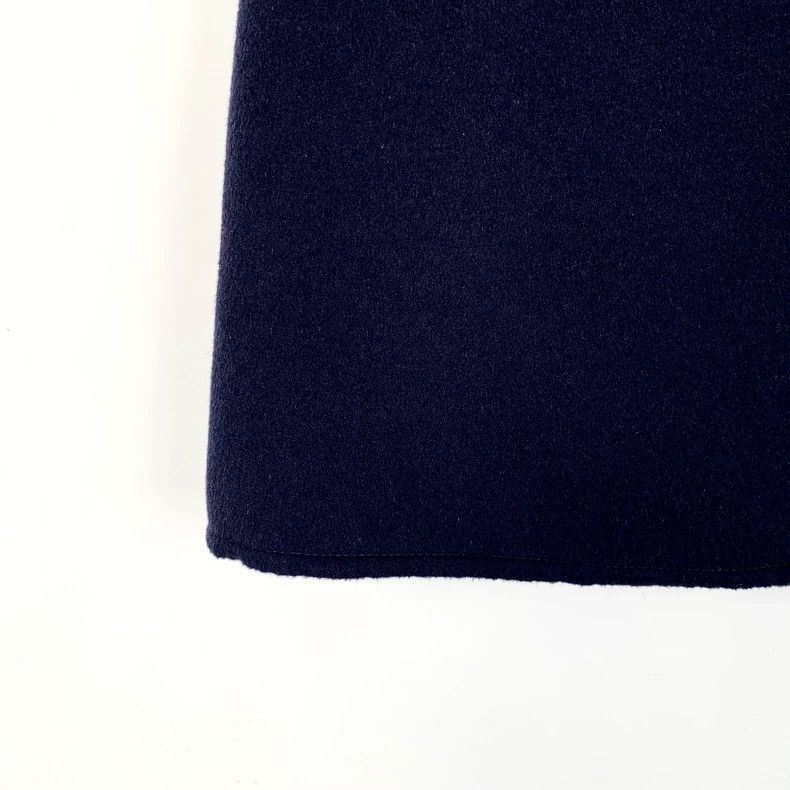 Louis Vuitton Louis Vuitton Dark blue printed woolen zipper skirt with l Size 35" - 4 Thumbnail