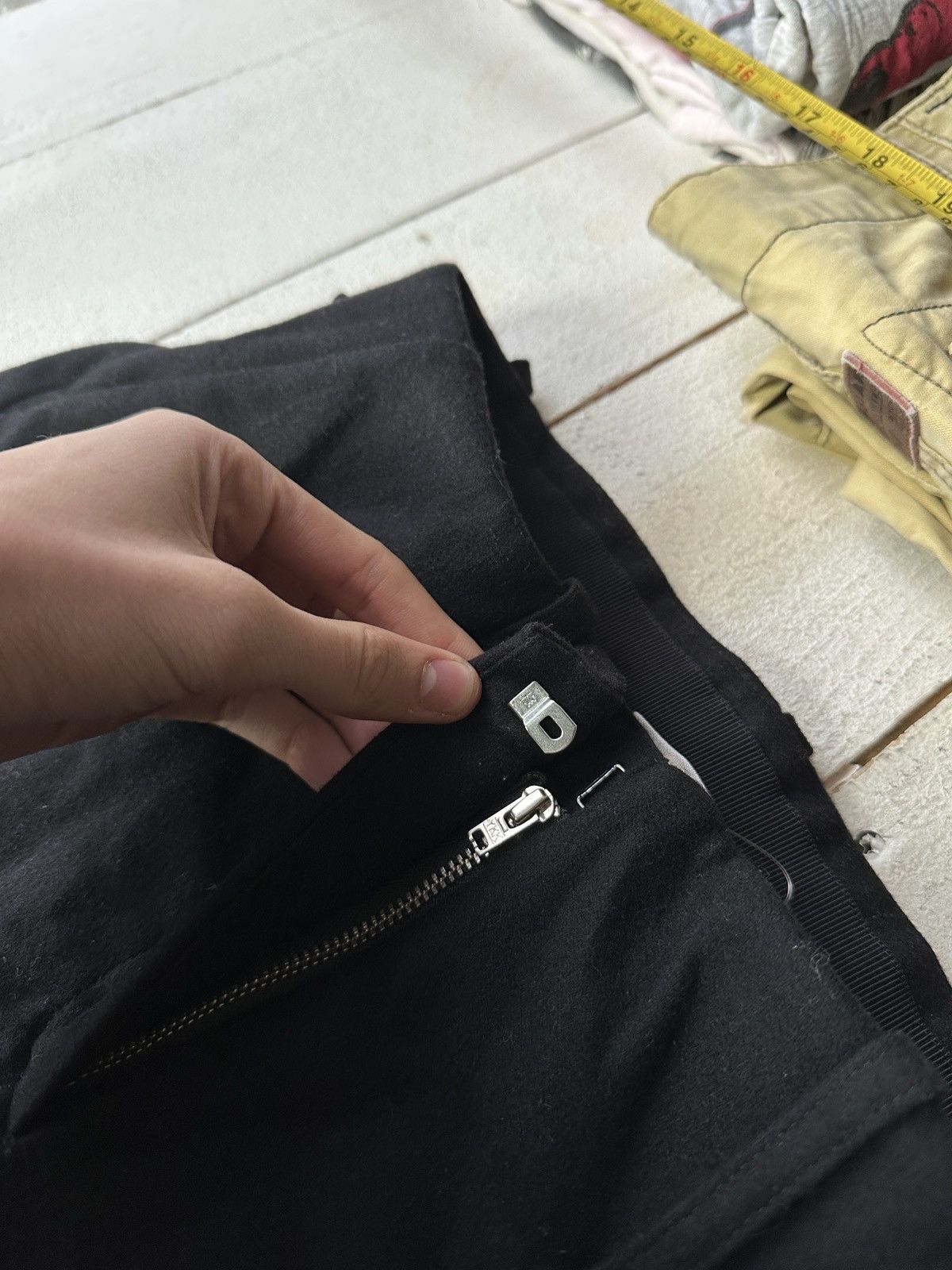 Acne Studios 🚨Vintage ACNE WOOL PANTS BLACK Pants luxury RARE Size 27" / US 4 / IT 40 - 7 Thumbnail