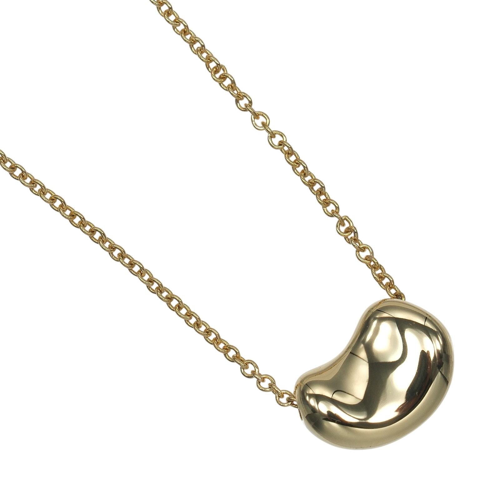 Tiffany & Co. Tiffany & Co. Tiffany&Co. Bean Au750 Necklace Precious Metal Necklace DUTY FREE for USA Size ONE SIZE - 1 Thumbnail