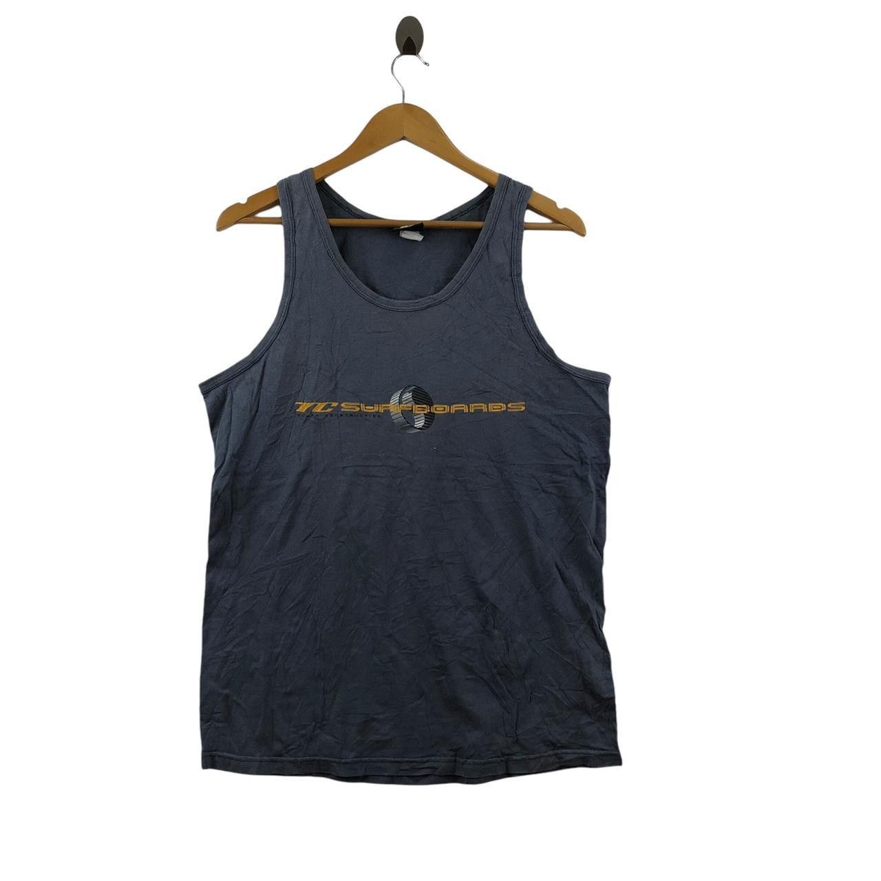 Vintage Vintage TOWN & COUNTRY T&C Surfboards Tank Top Tee Shirt Size US L / EU 52-54 / 3 - 2 Thumbnail