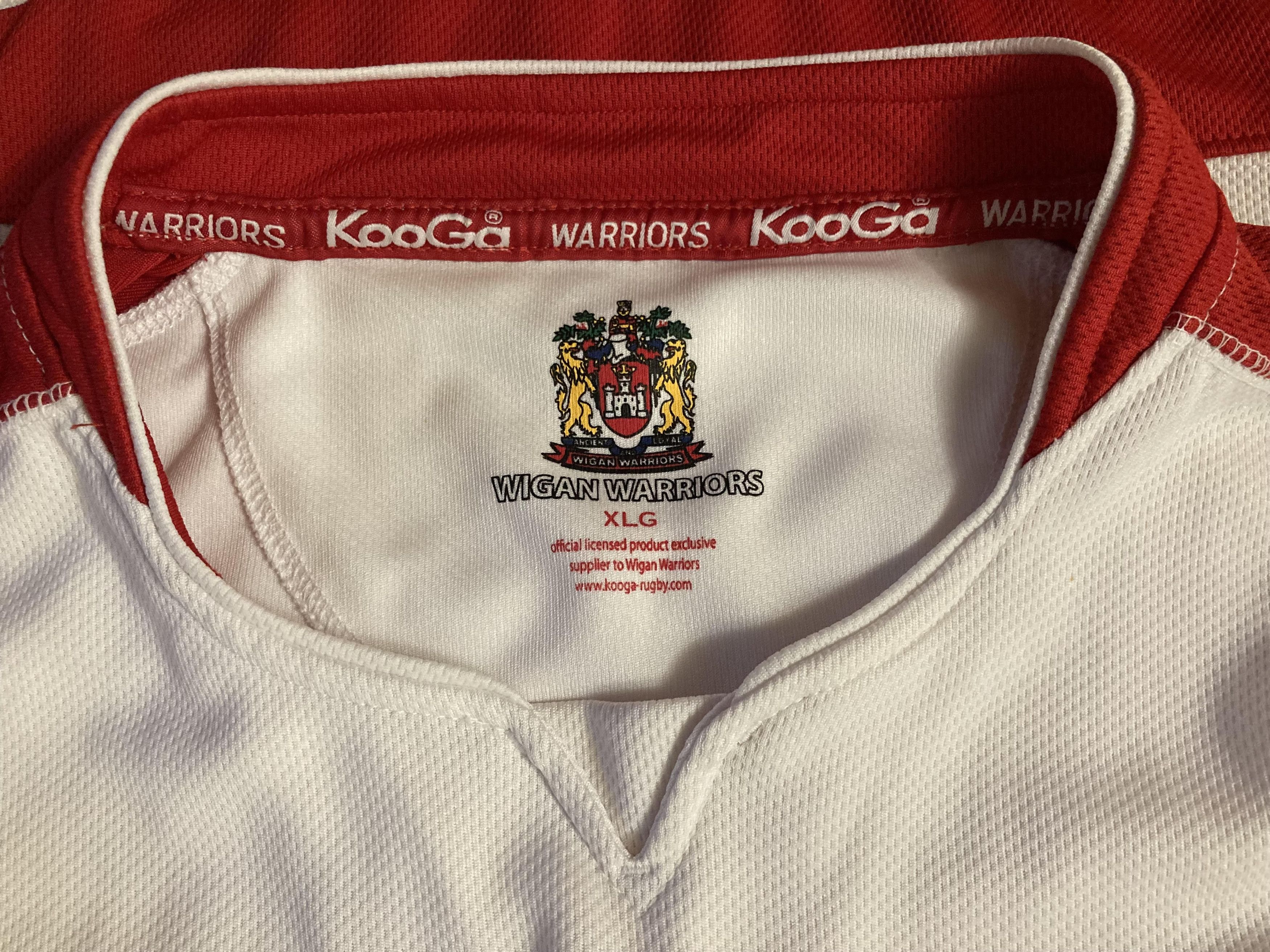 Other WIGAN WARRIORS RUGBY KOOGA JERSEY HOME SHIRT Size US XL / EU 56 / 4 - 3 Thumbnail