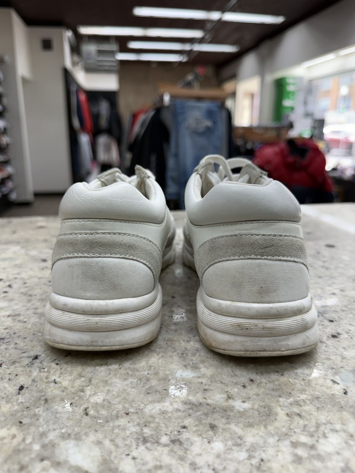 Chanel Chanel White Runners Size US 6.5 / IT 36.5 - 4 Thumbnail