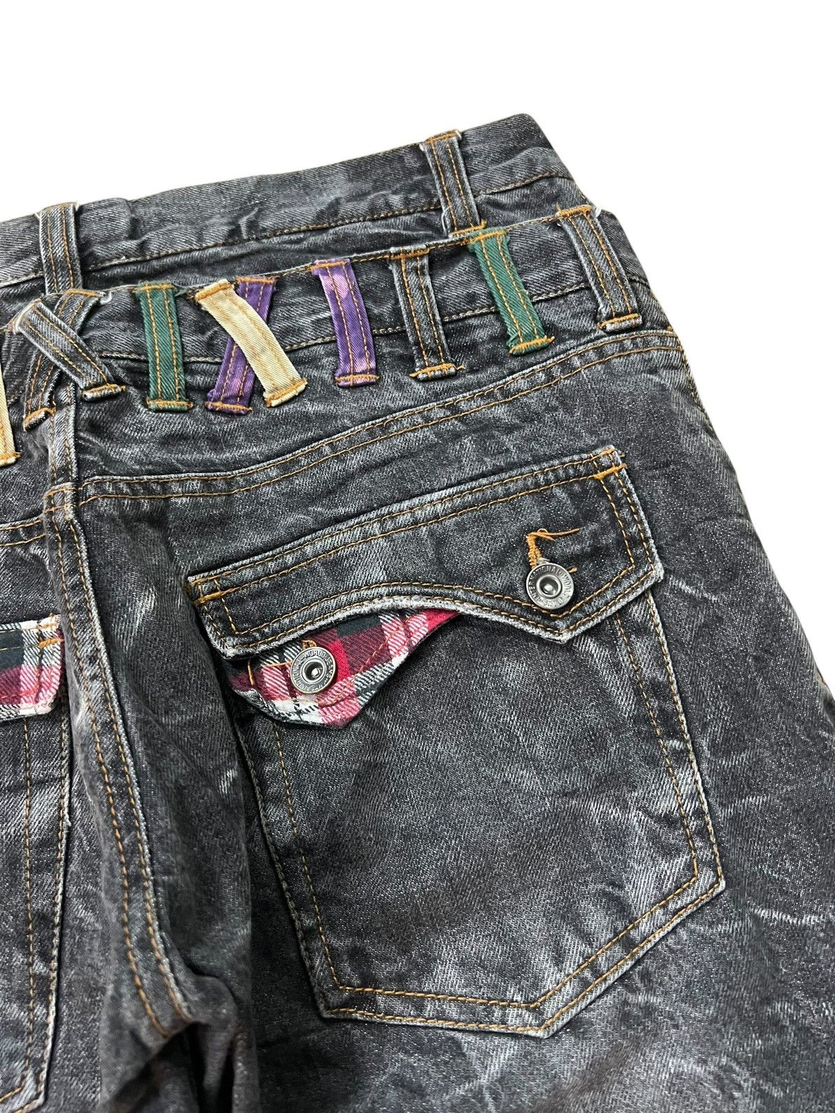 Japanese Brand 💥Double Waist💥Vintage Nylaus Clothing Clawmark If Six Style Size US 31 - 13 Thumbnail