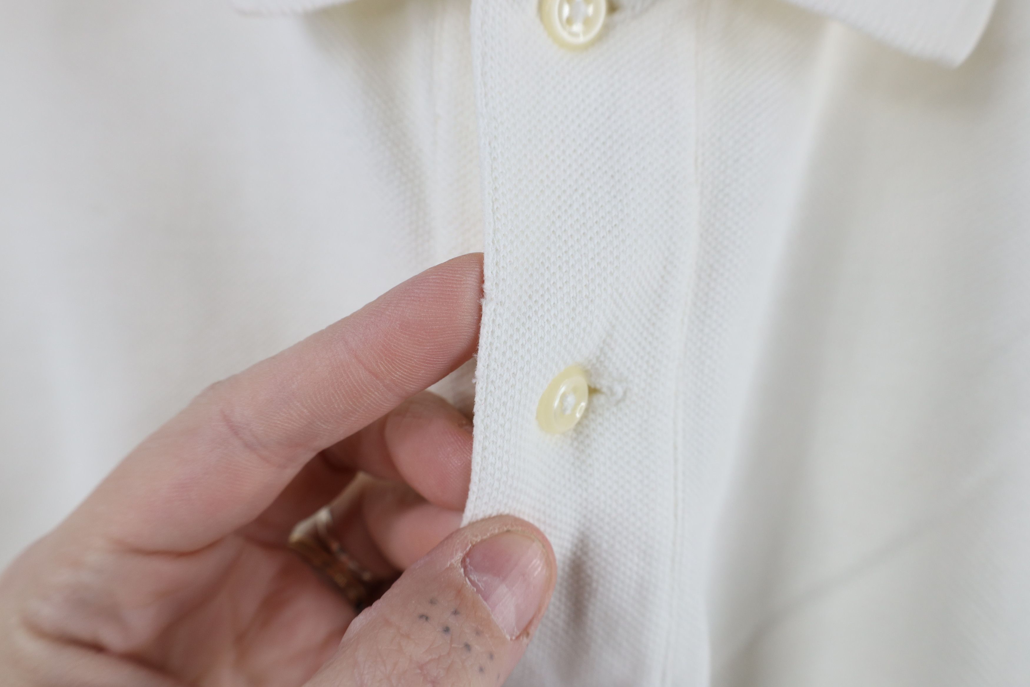 Ralph Lauren × Vintage Vintage 90s Ralph Lauren Collared Golf Polo Shirt White Size US XL / EU 56 / 4 - 5 Thumbnail