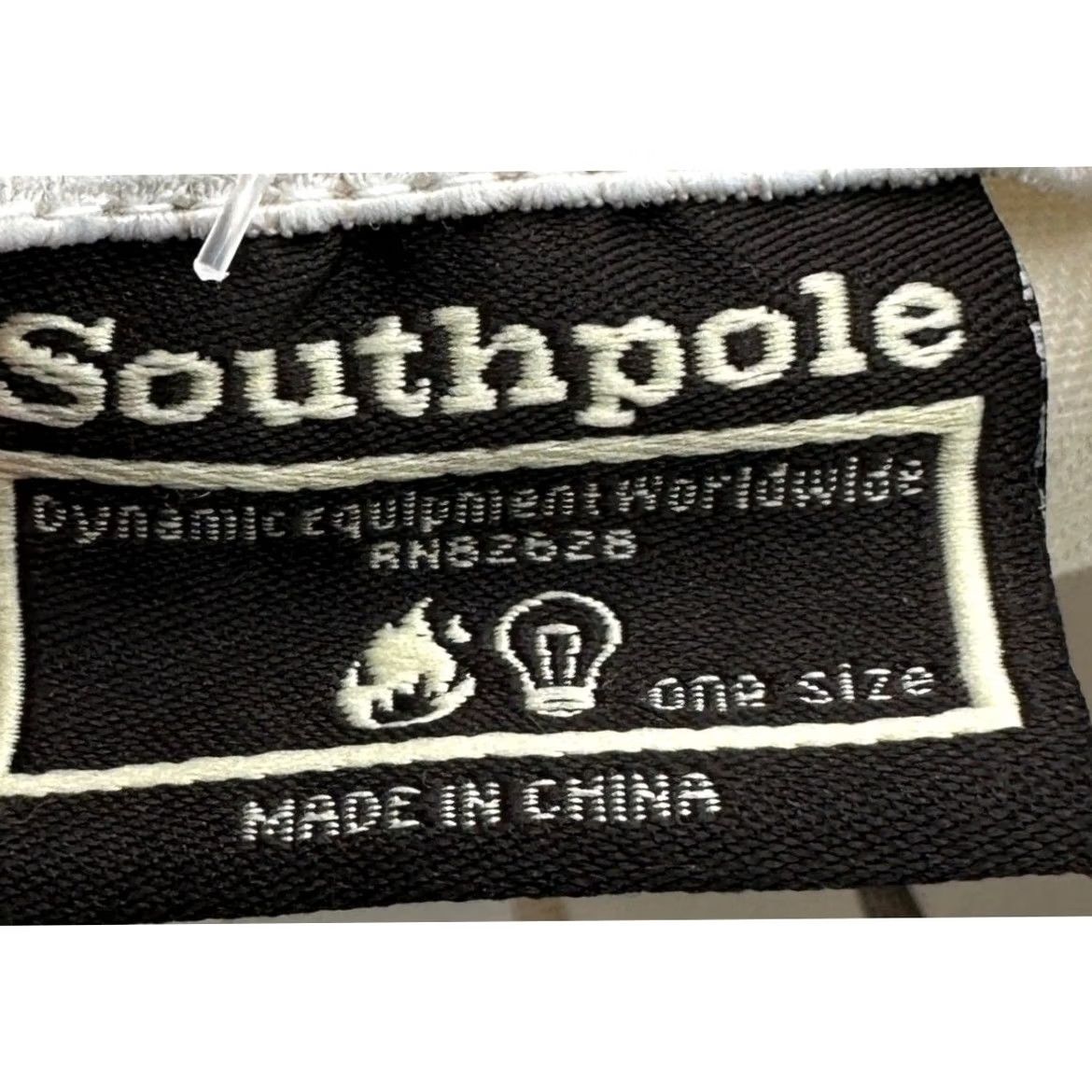 Southpole Southpole Hats Softball Cap Mens OSFA Beige Fitted Embroidered Logo Athletic NEW Size ONE SIZE - 4 Thumbnail
