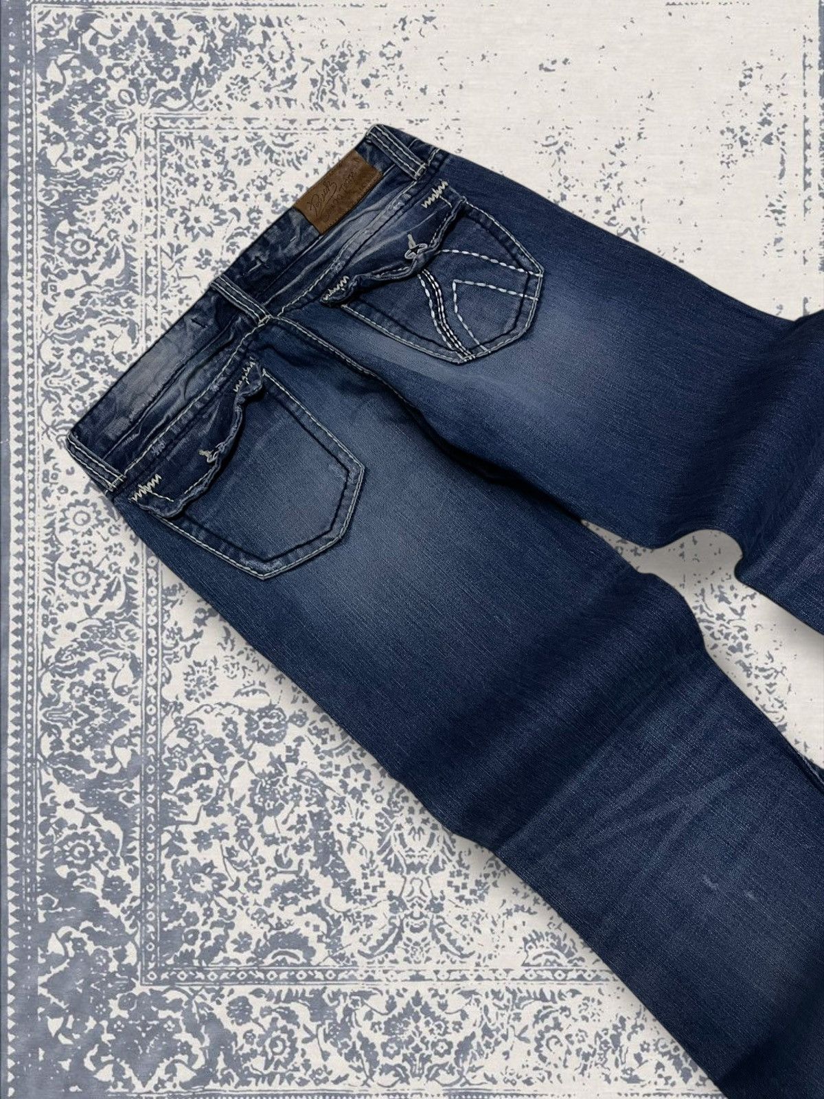 Designer × Japanese Brand × Vintage Vintage 90s Japan Designer Buckaroo Distressed Flared Denim Size US 30 / EU 46 - 14 Thumbnail