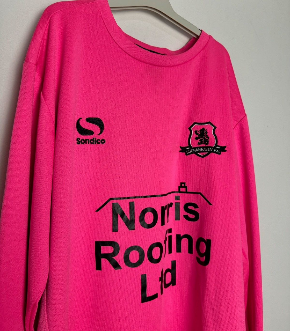 Other Vintage Pink Soccer Jersey Sondico Goalkeeper Shirt Size US L / EU 52-54 / 3 - 3 Thumbnail