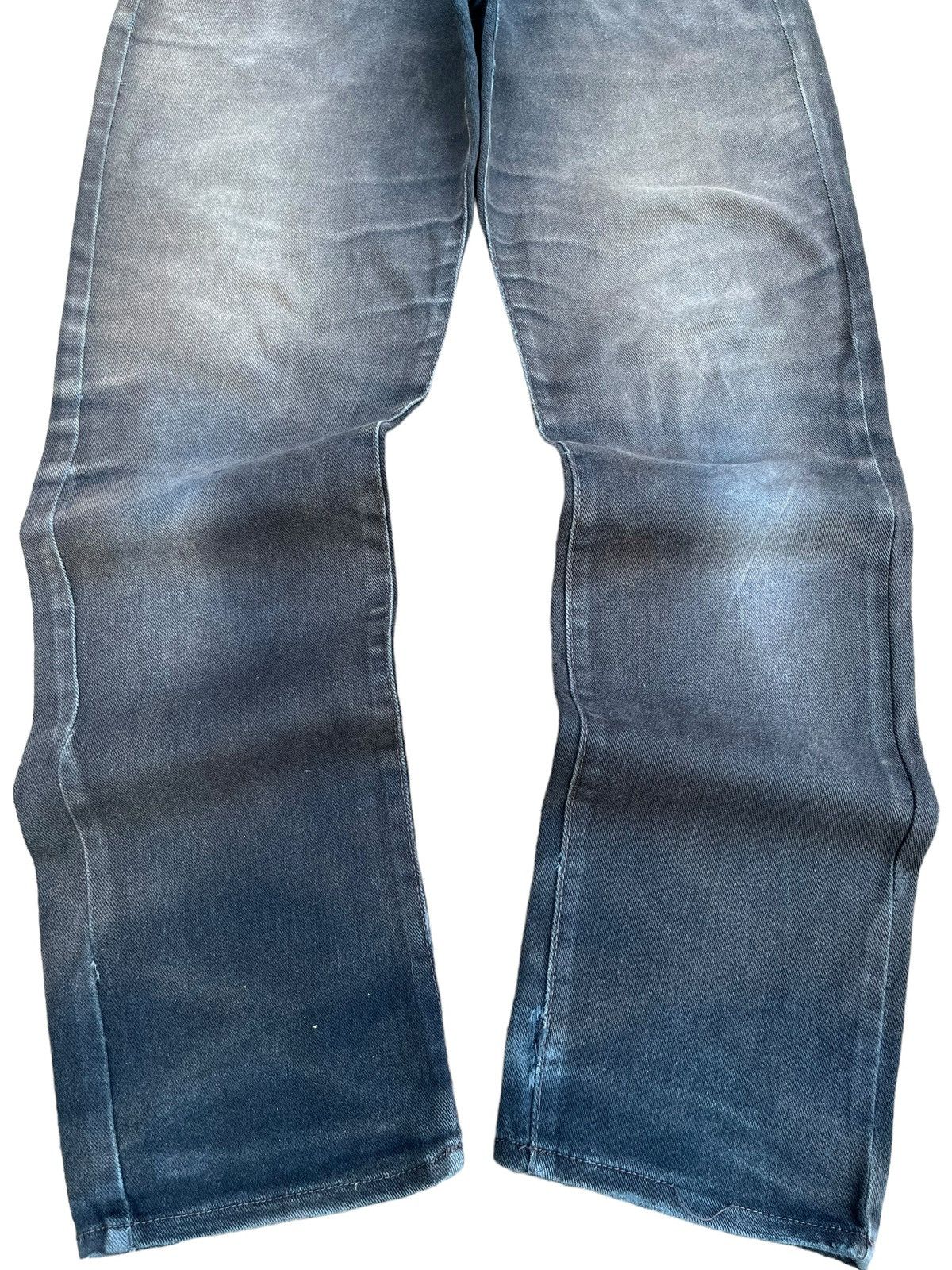 Japanese Brand Vintage Japanese Black Mud Faded Washed Chimayo Pocket Jeans Size US 31 - 5 Thumbnail