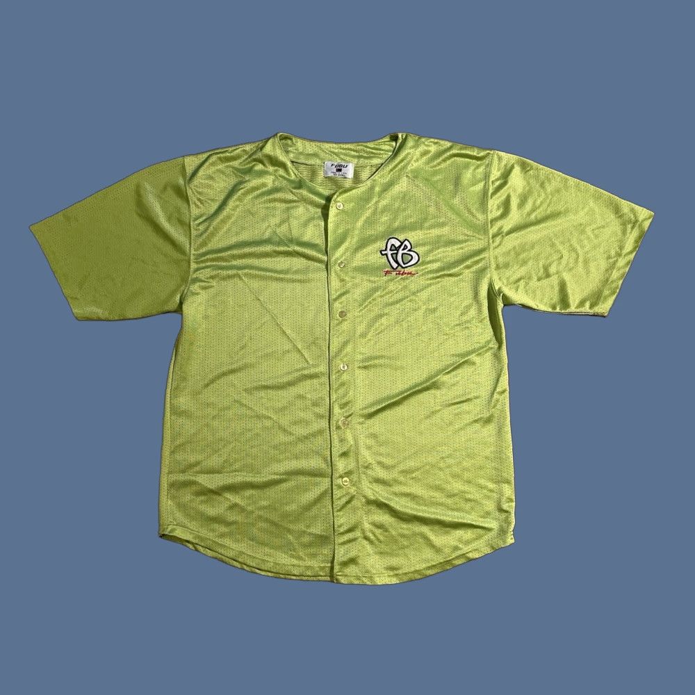 Fubu VINTAGE Fubu Baseball Jersey Men’s 2XL Green 90s Jersey Mens Shirt Size US XXL / EU 58 / 5 - 1 Thumbnail
