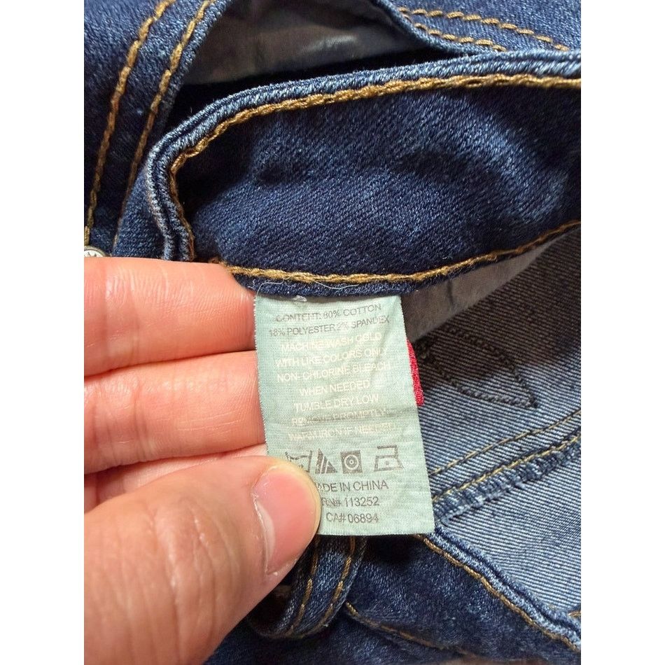 Apple × Vintage Vintage Y2k Apple Bottoms Embroidered Jeans Plus Size 22 Size 22" - 11 Thumbnail