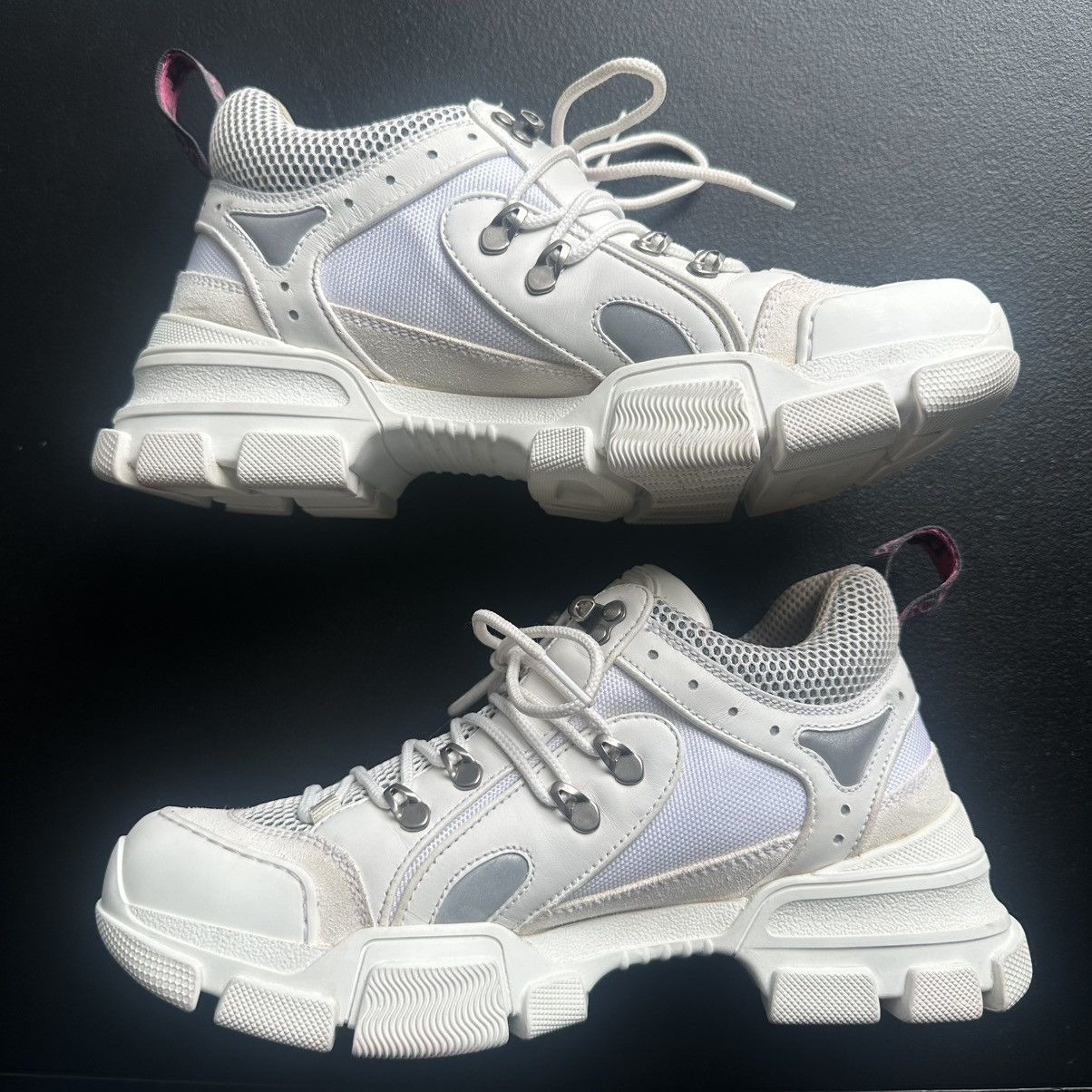 Gucci Men’s Gucci Flashtrek Sneaker Boots White Size US 8 / EU 41 - 2 Thumbnail