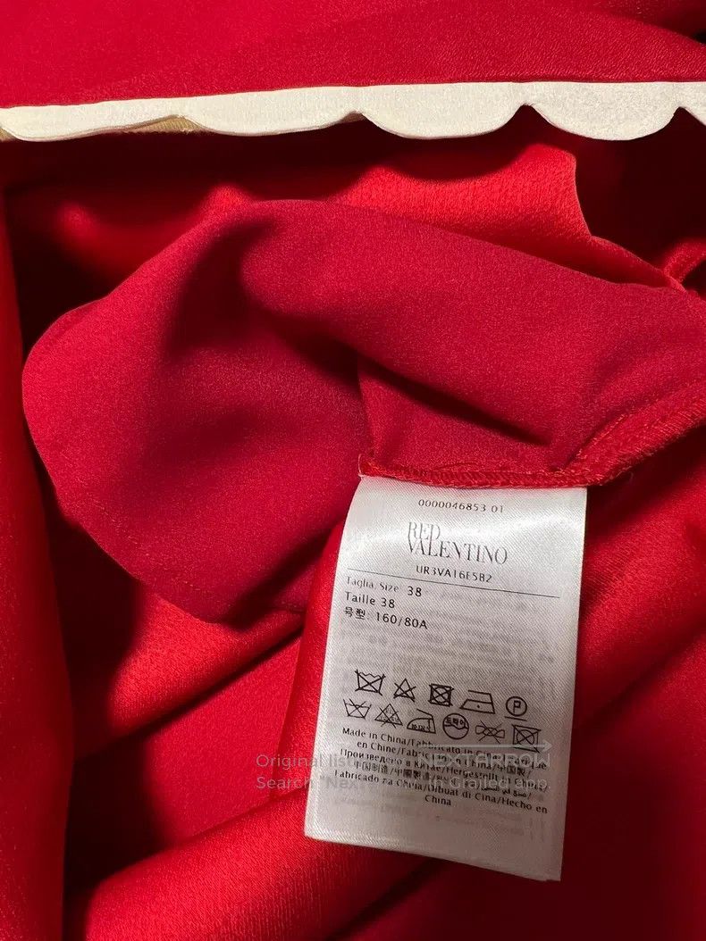 Valentino Valentino Red ruffled dress Size S / US 4 / IT 40 - 6 Thumbnail