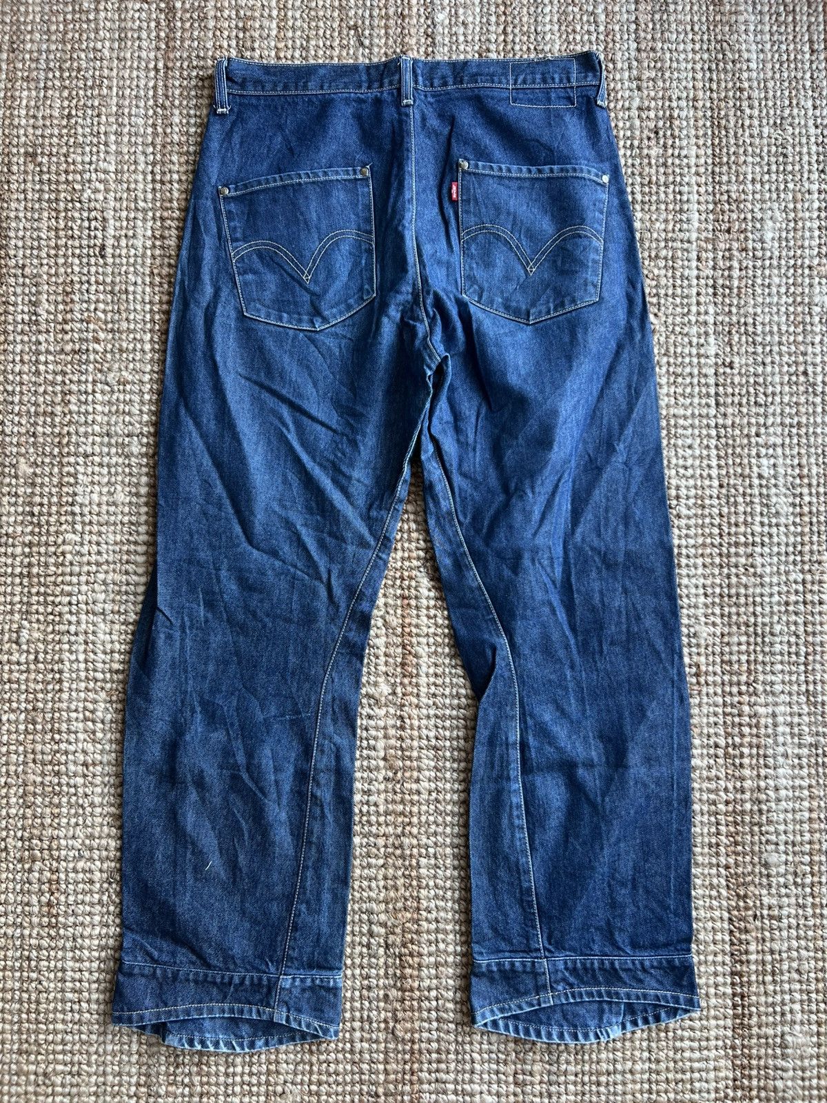 Levi's Vintage Levis Engineered Twisted Jeans Tag W34 Actual 34x30 Size US 34 / EU 50 - 5 Thumbnail