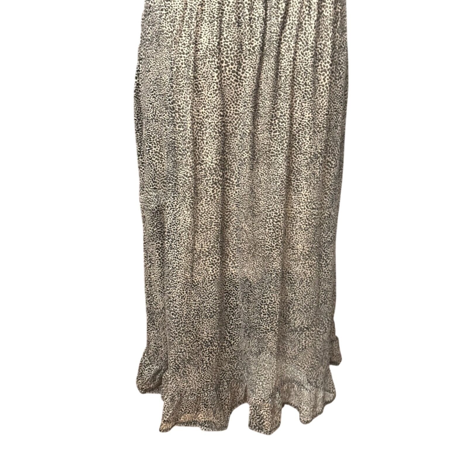 Other Bobeau Midi Dress Fit & Flare Spotted Brown Women's S NWOT Size S / US 4 / IT 40 - 4 Thumbnail