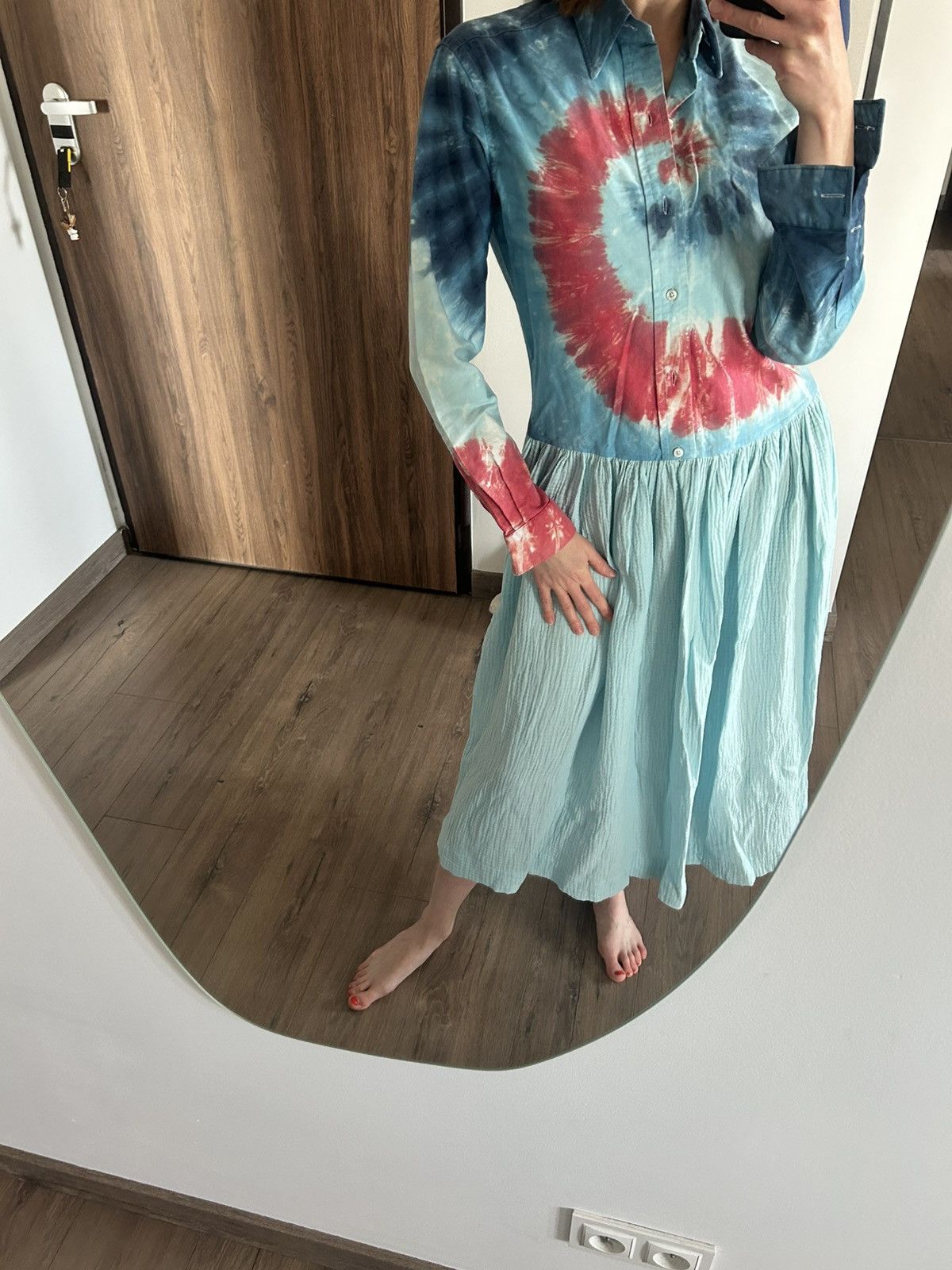 Thom Browne Thom Browne tie dye maxi dress summer S-M Size S / US 4 / IT 40 - 10 Thumbnail