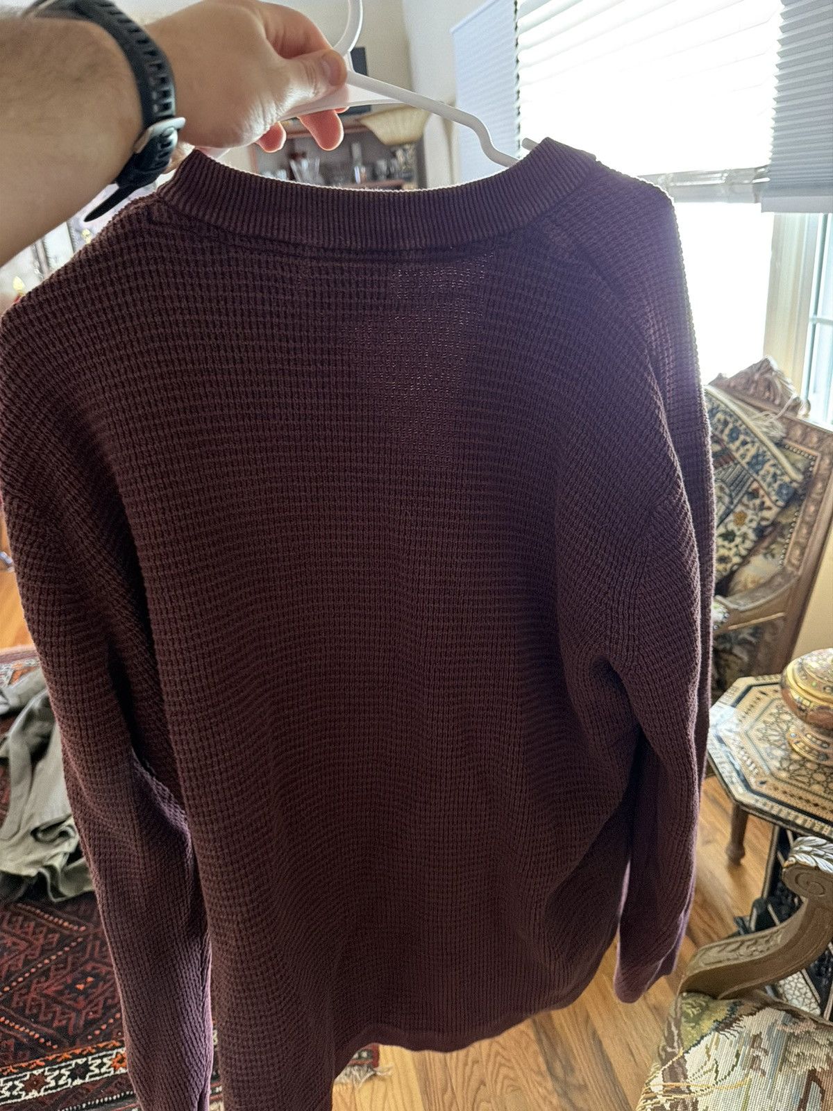 Harley Davidson Harley Davidson burgundy long sleeve sweater size XL Size US XL / EU 56 / 4 - 5 Thumbnail