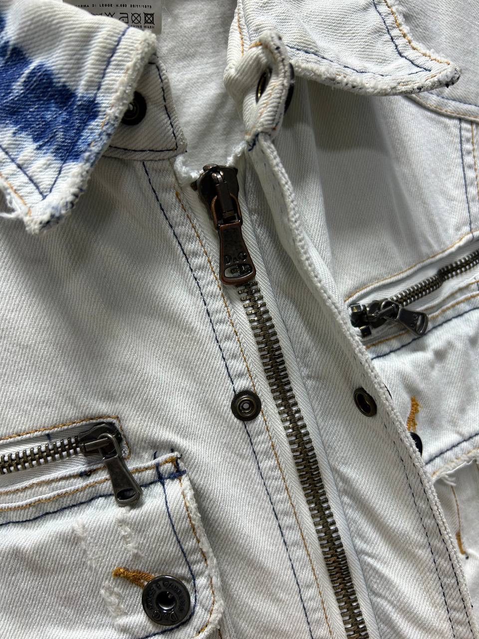 Dolce & Gabbana Vintage Dolce & Gabbana denim Jacket Size US XL / EU 56 / 4 - 6 Thumbnail