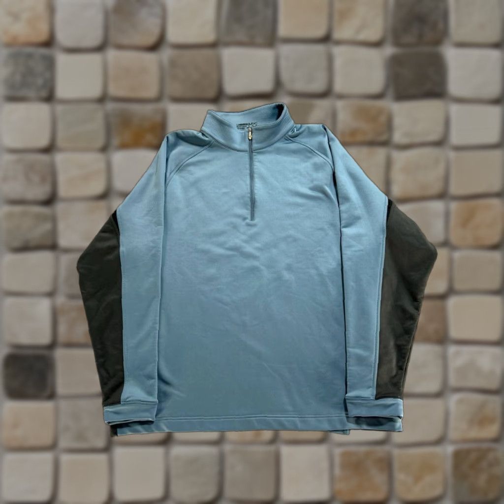 Nike Nike Golf Fit Therma Top Mens XL Blue Stretch Quarter Zip Performance Athleisure Size US XL / EU 56 / 4 - 1 Thumbnail