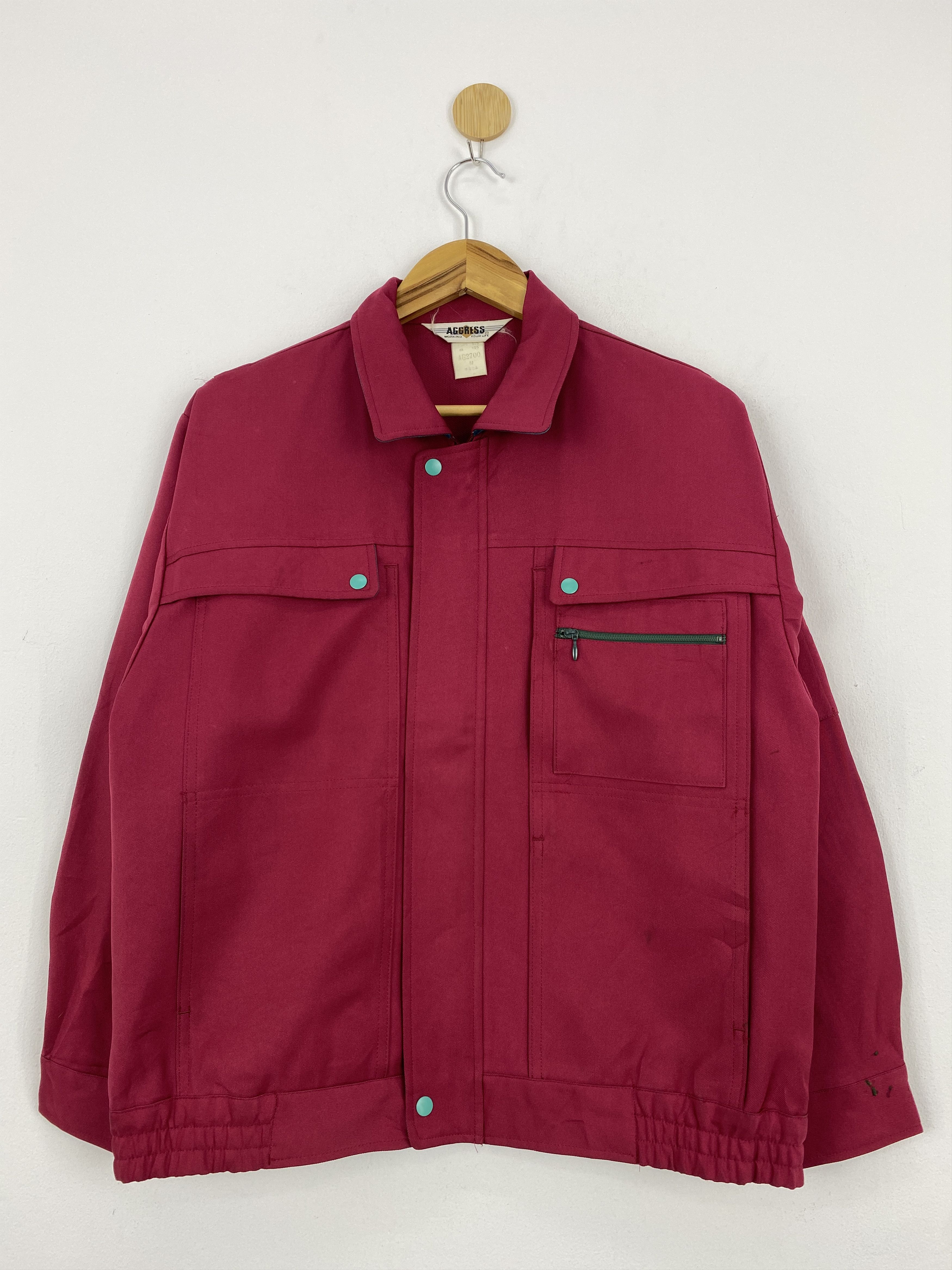 Japanese Brand Vintage Japanese Brand Zipper Up Workers Jacket J1766 Size US L / EU 52-54 / 3 - 1 Thumbnail