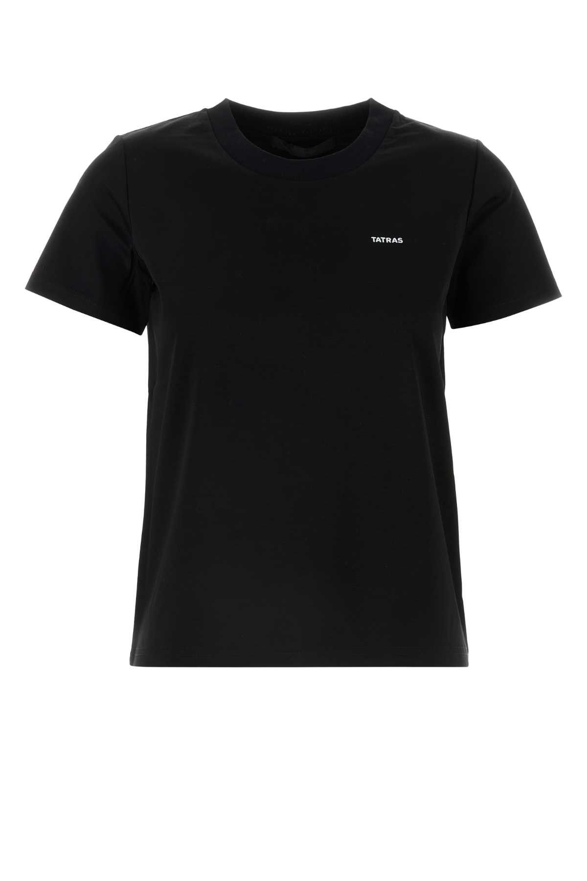 TATRAS Black Cotton T-Shirt Size XL / US 12-14 / IT 48-50 - 1 Thumbnail