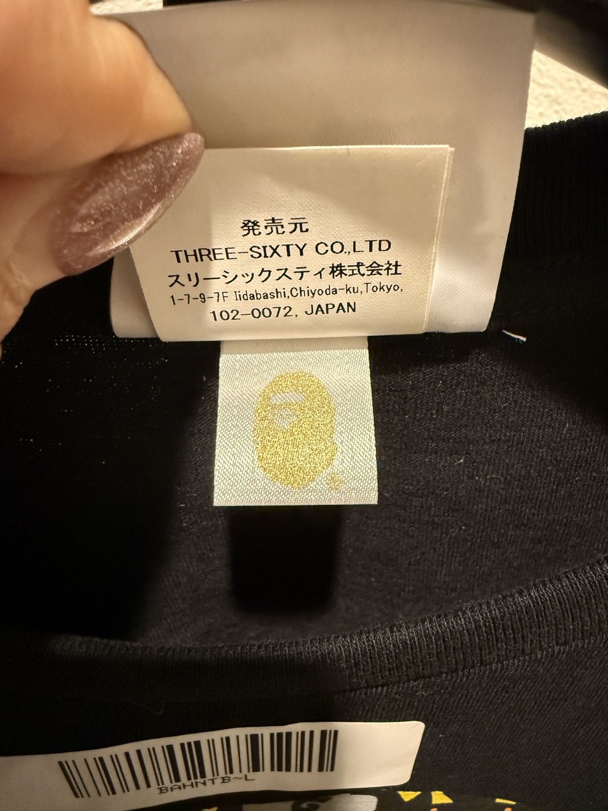 Bape BAPE x Naruto Ape Head Tee Black Brand New Size US L / EU 52-54 / 3 - 7 Thumbnail