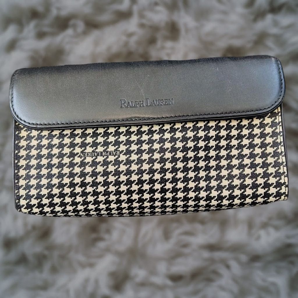 Polo Ralph Lauren Ralph Lauren Women Houndstooth Pattern Clutch Bag Pouch Limited Edition Size ONE SIZE - 1 Thumbnail