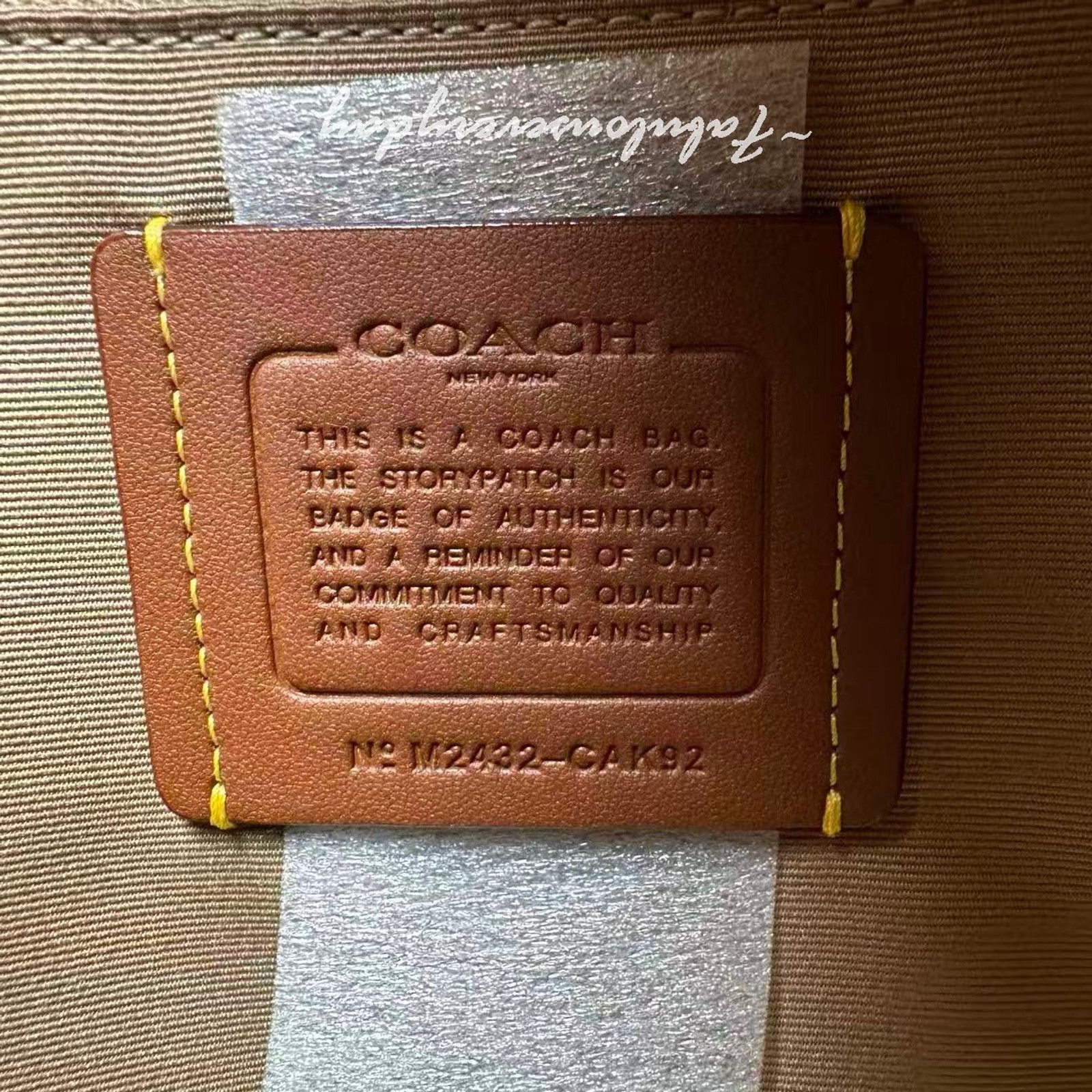 Coach Coach Laurel Large Shoulder HorseCarriage CAK92 Dark Natural Size ONE SIZE - 9 Thumbnail