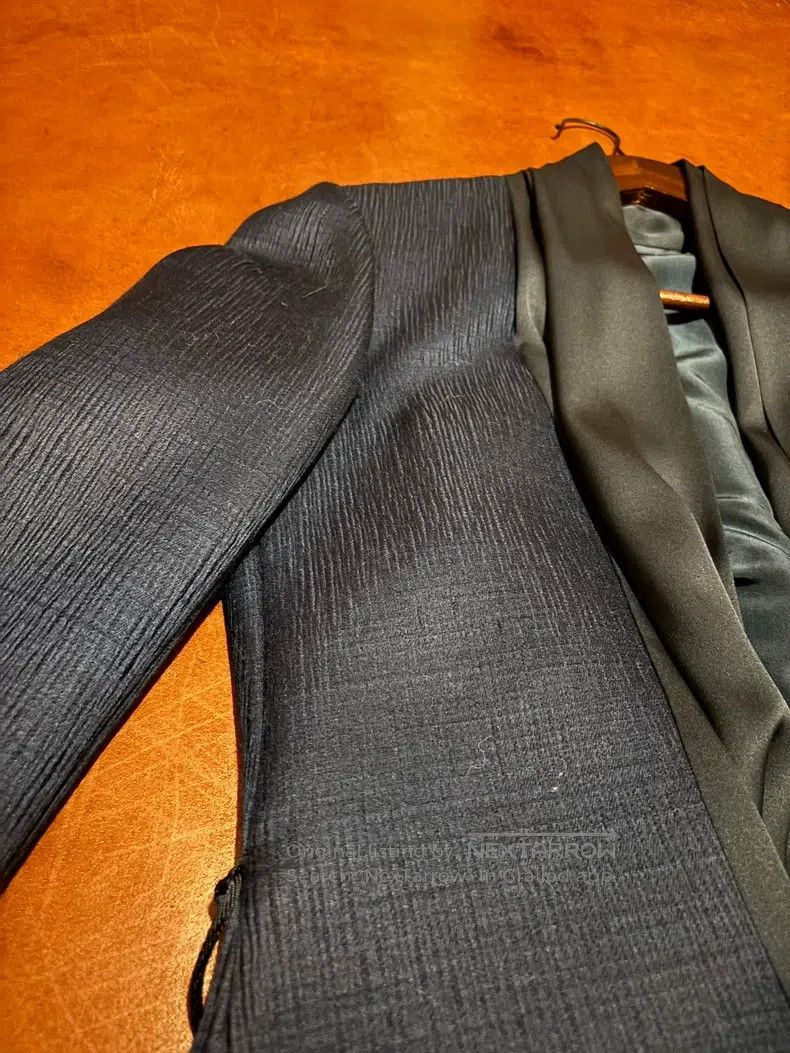 The Row The Row Dark blue wool and silk blazer Size S / US 4 / IT 40 - 2 Thumbnail
