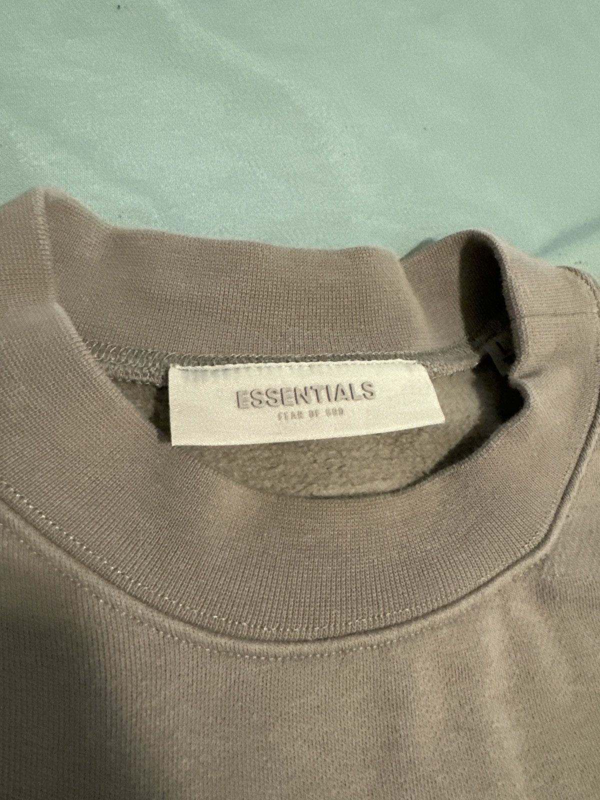 Essentials Essentials taupe crewneck L Size US L / EU 52-54 / 3 - 5 Thumbnail