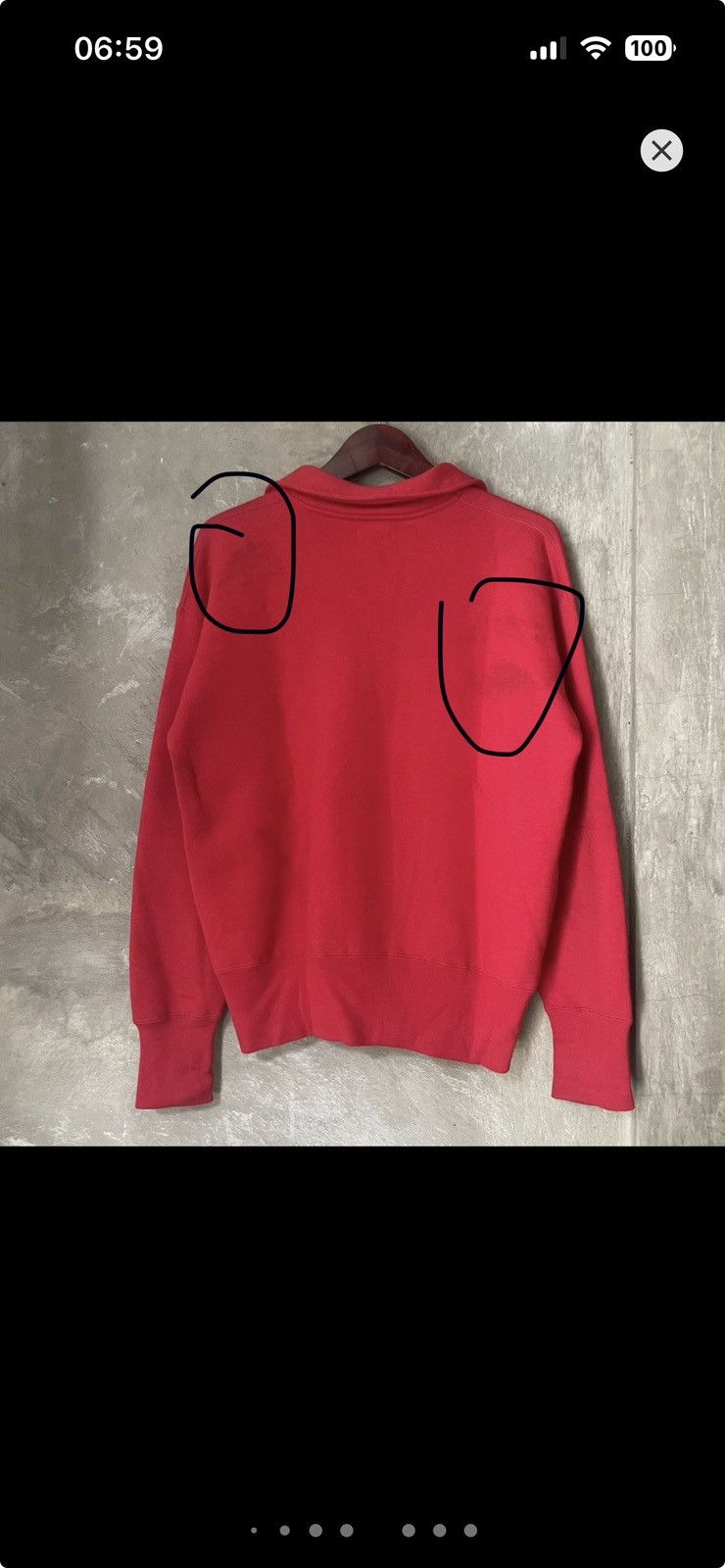 The Real McCoy's Vintage The Real Mccoy Heavyweight Sweathsirt Half Zip Size US M / EU 48-50 / 2 - 12 Thumbnail
