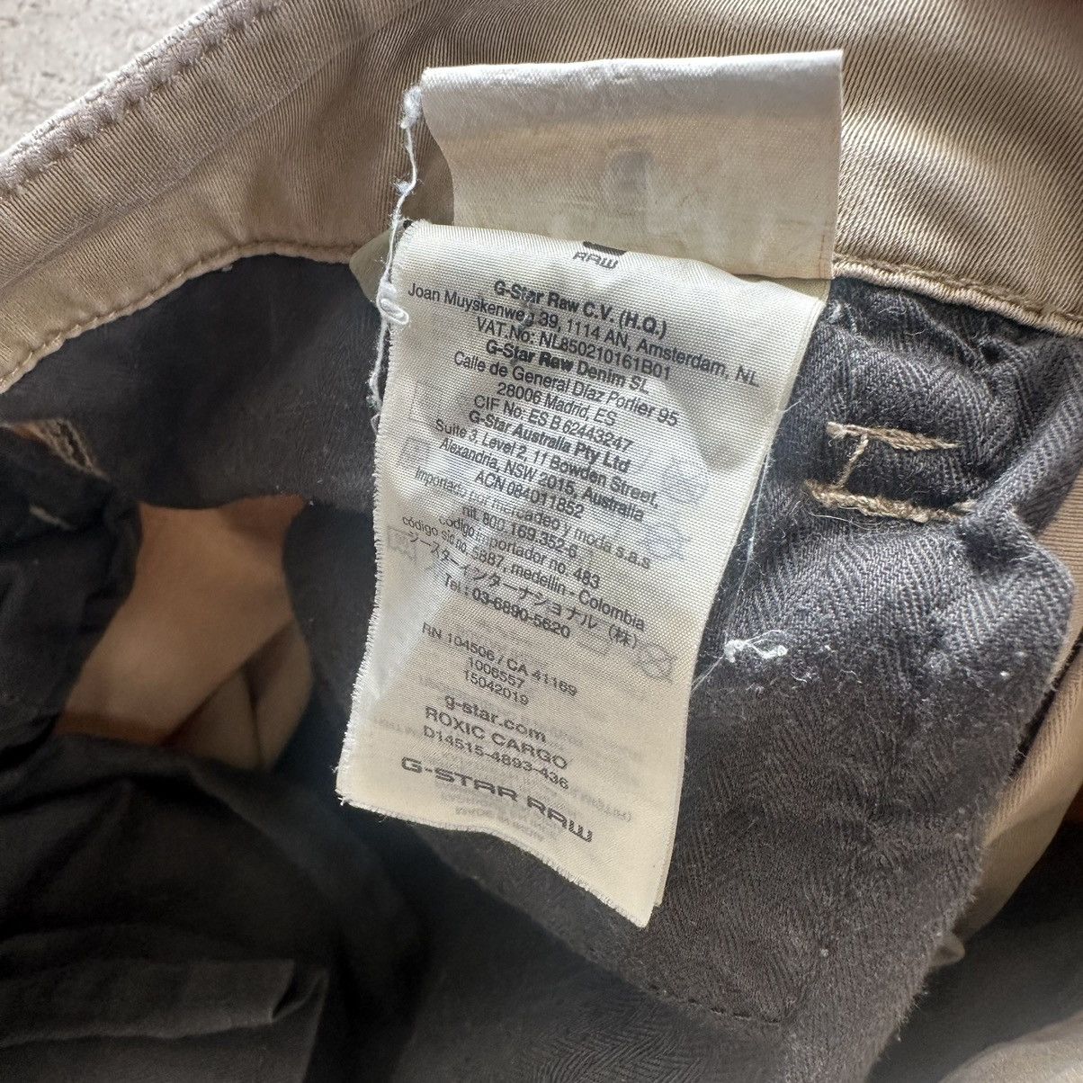G-Star G-Star Raw Roxic Cargo Pants Size US 31 - 12 Thumbnail