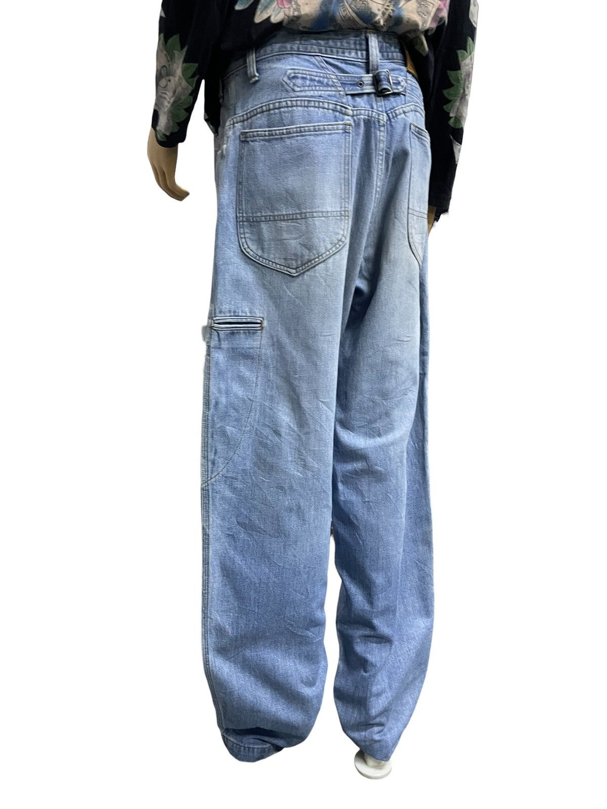 JNCO × Marithe + Francois Girbaud Marithe Francois Girbaud Carpenter Stone Wash Baggy Jeans Size US 30 / EU 46 - 7 Thumbnail